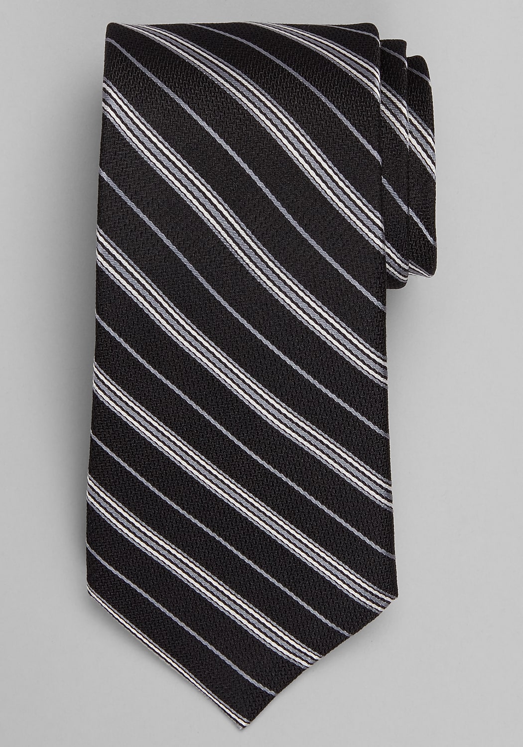 Traveler&reg; Collection Mini Textured Triple Stripe Tie CLEARANCE