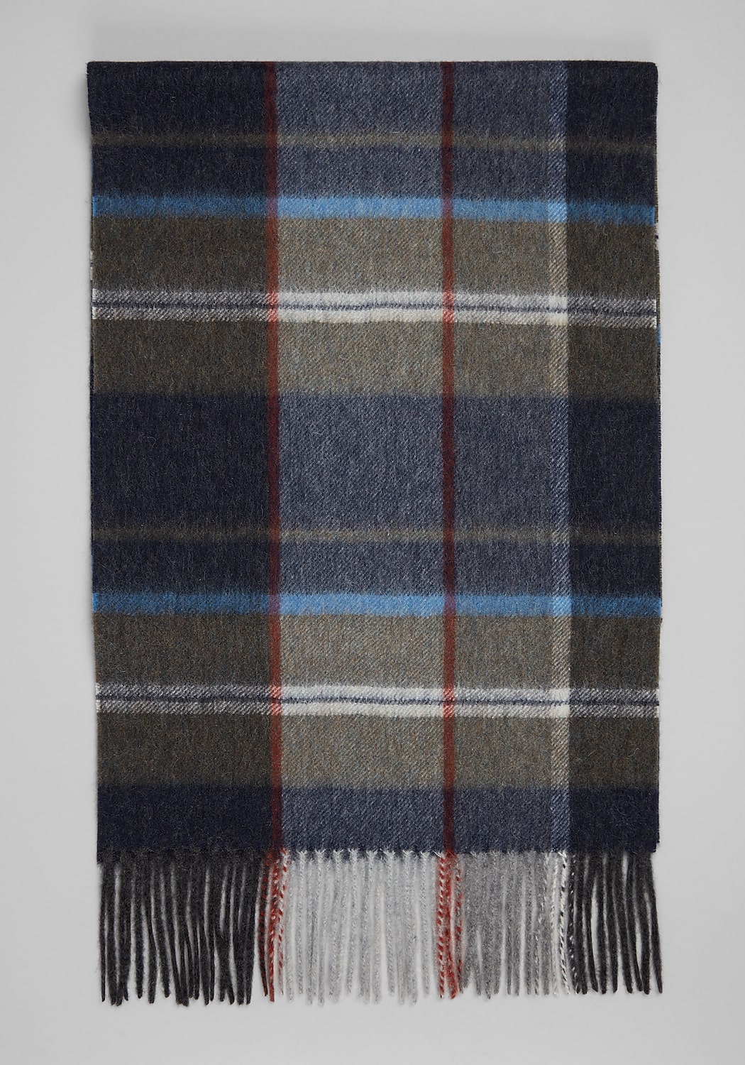 Jos. A. Bank Exploded Plaid Cashmere Scarf