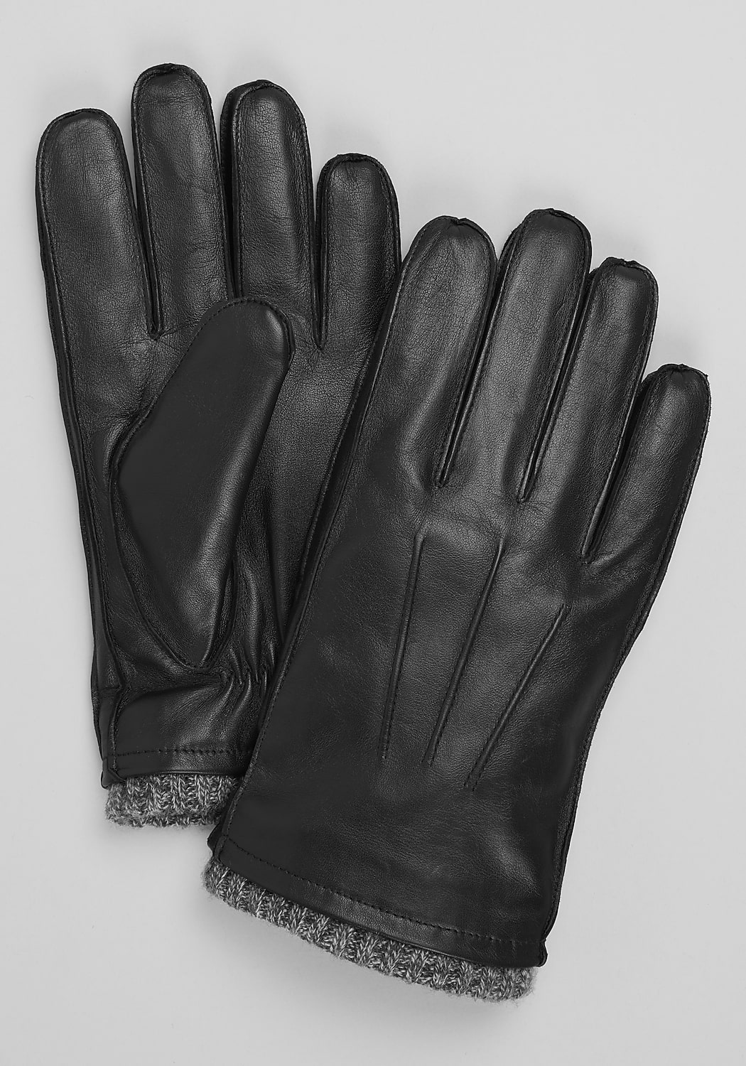 Jos. A. Bank Cashmere Cuff Leather Gloves