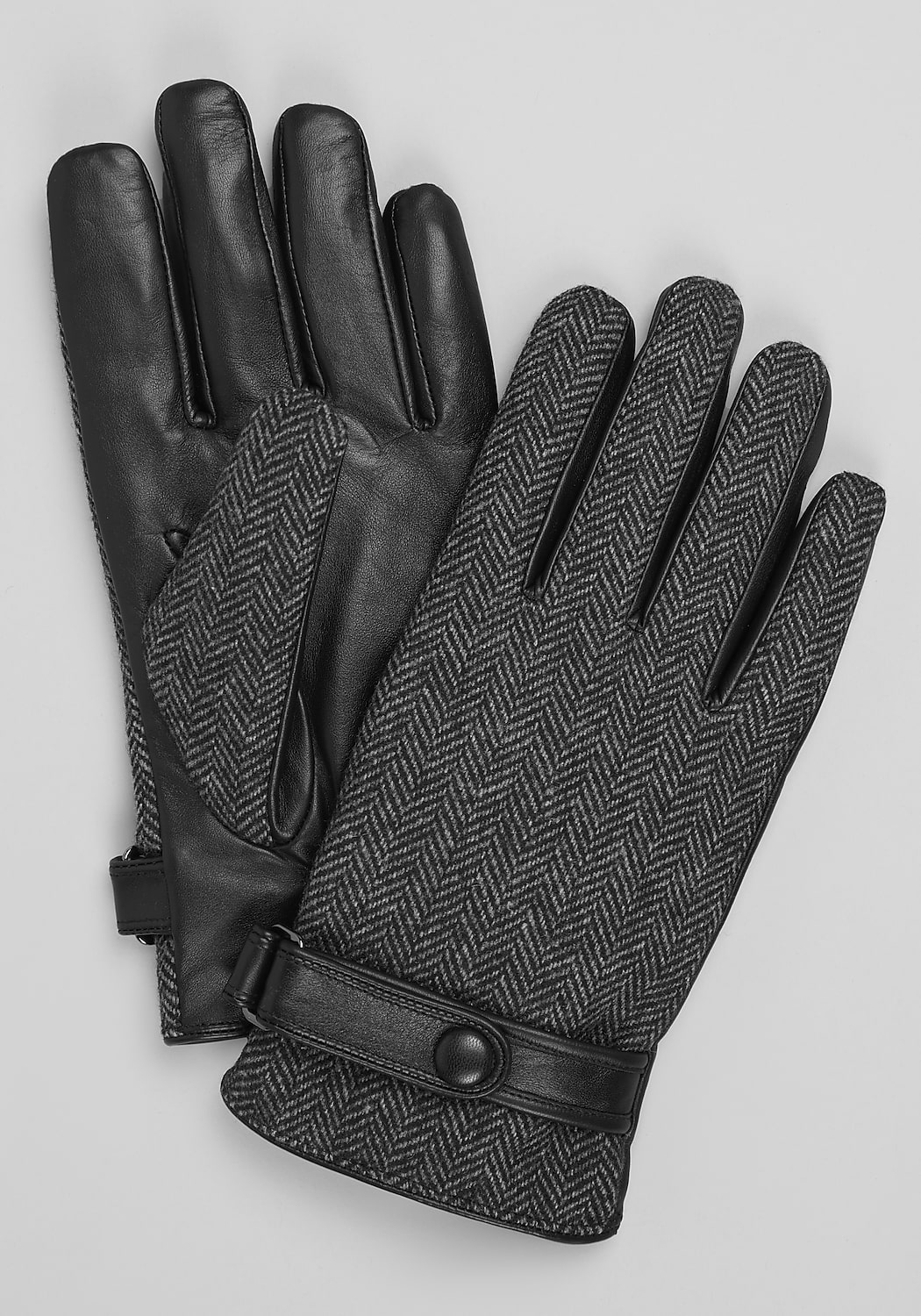 Jos. A. Bank Herringbone & Leather Gloves CLEARANCE