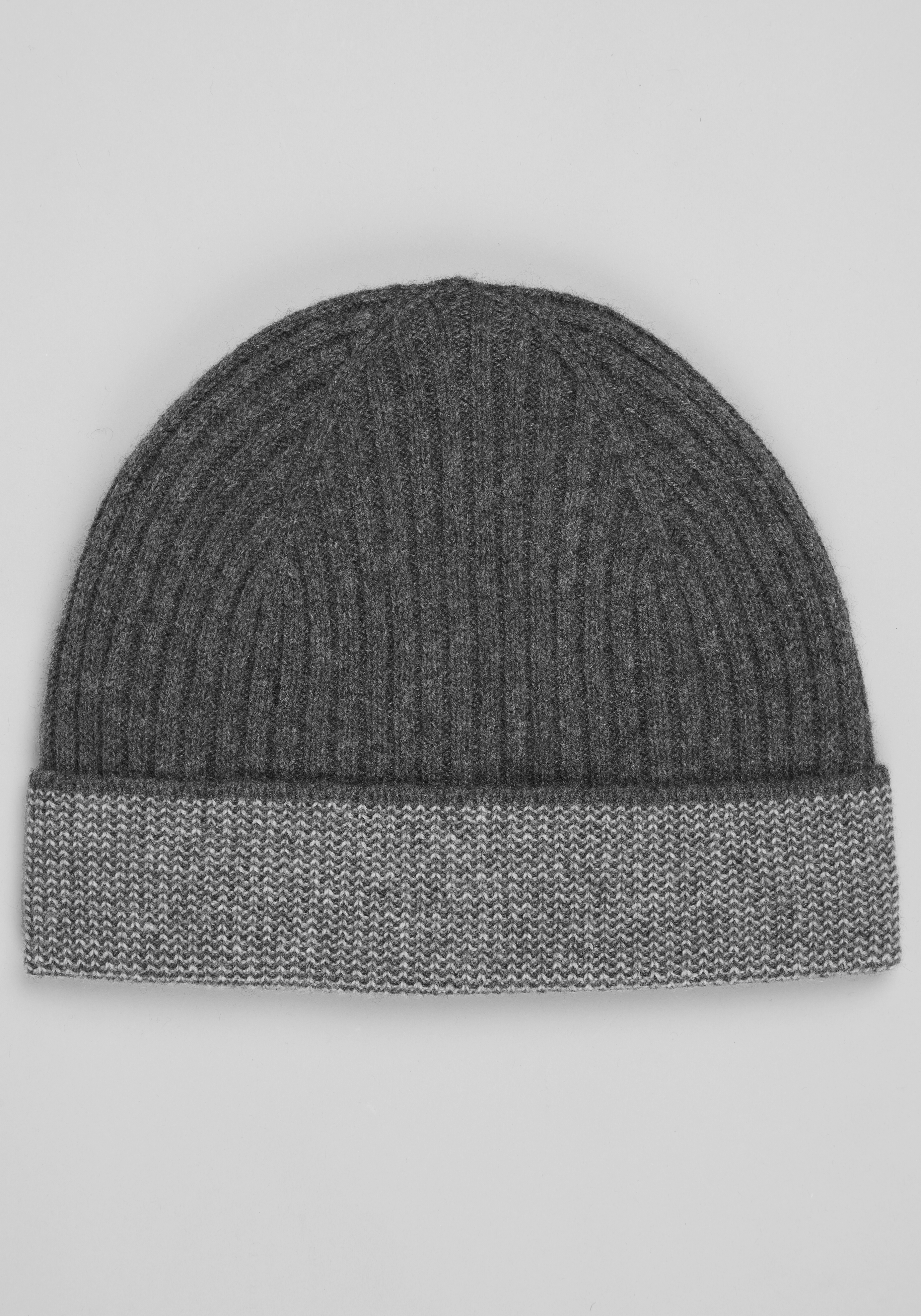Men's Accessories, Jos. A. Bank Cashmere Rib Knit Beanie - Jos A Bank