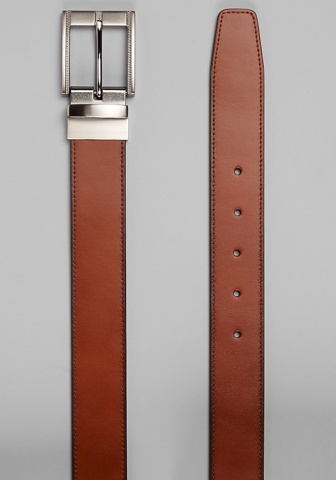 Jos. A. Bank Reversible Cut Edge Leather Belt - All Accessories