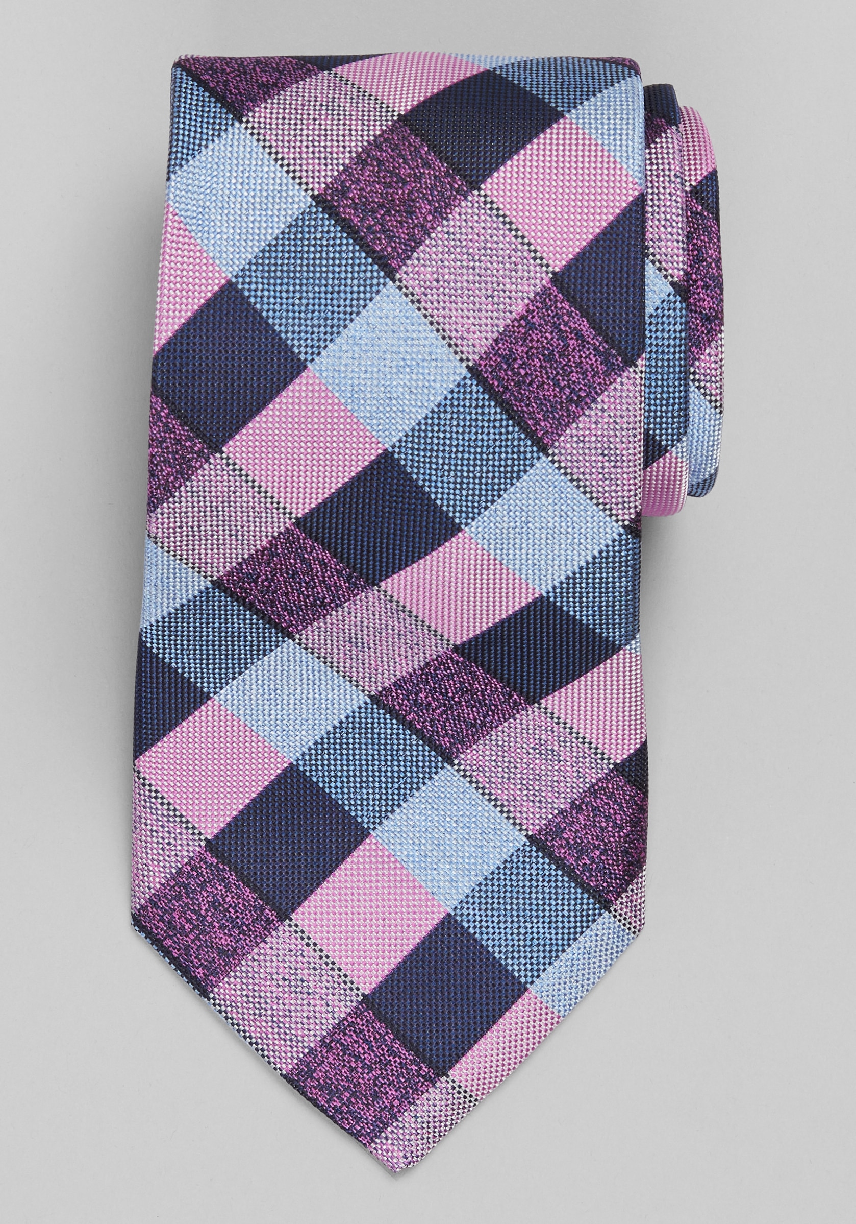 Men's New!, Jos. A. Bank Simple Oxford Check Tie - Jos A Bank