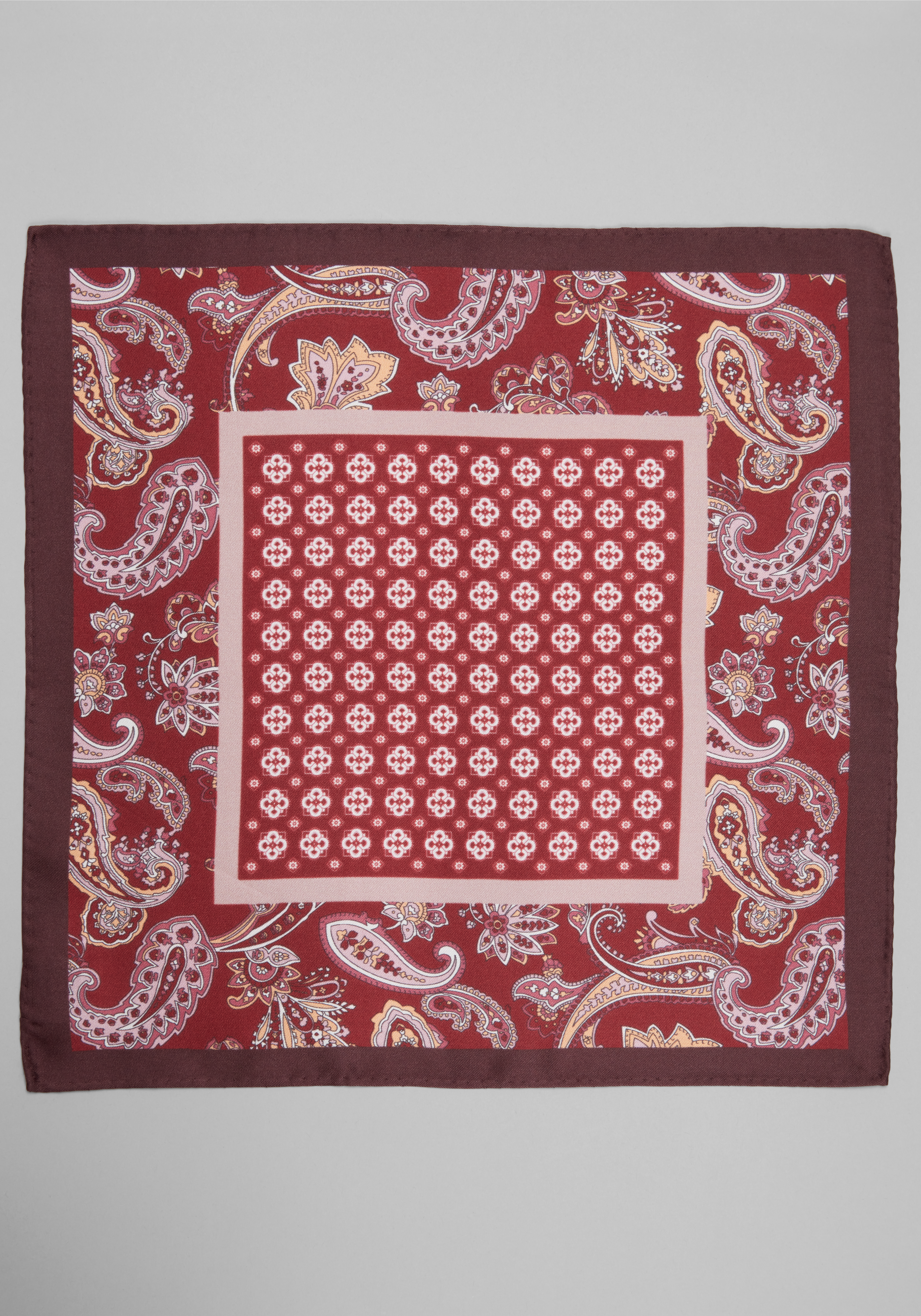 Jos. A. Bank Paisley Medallion Pocket Square