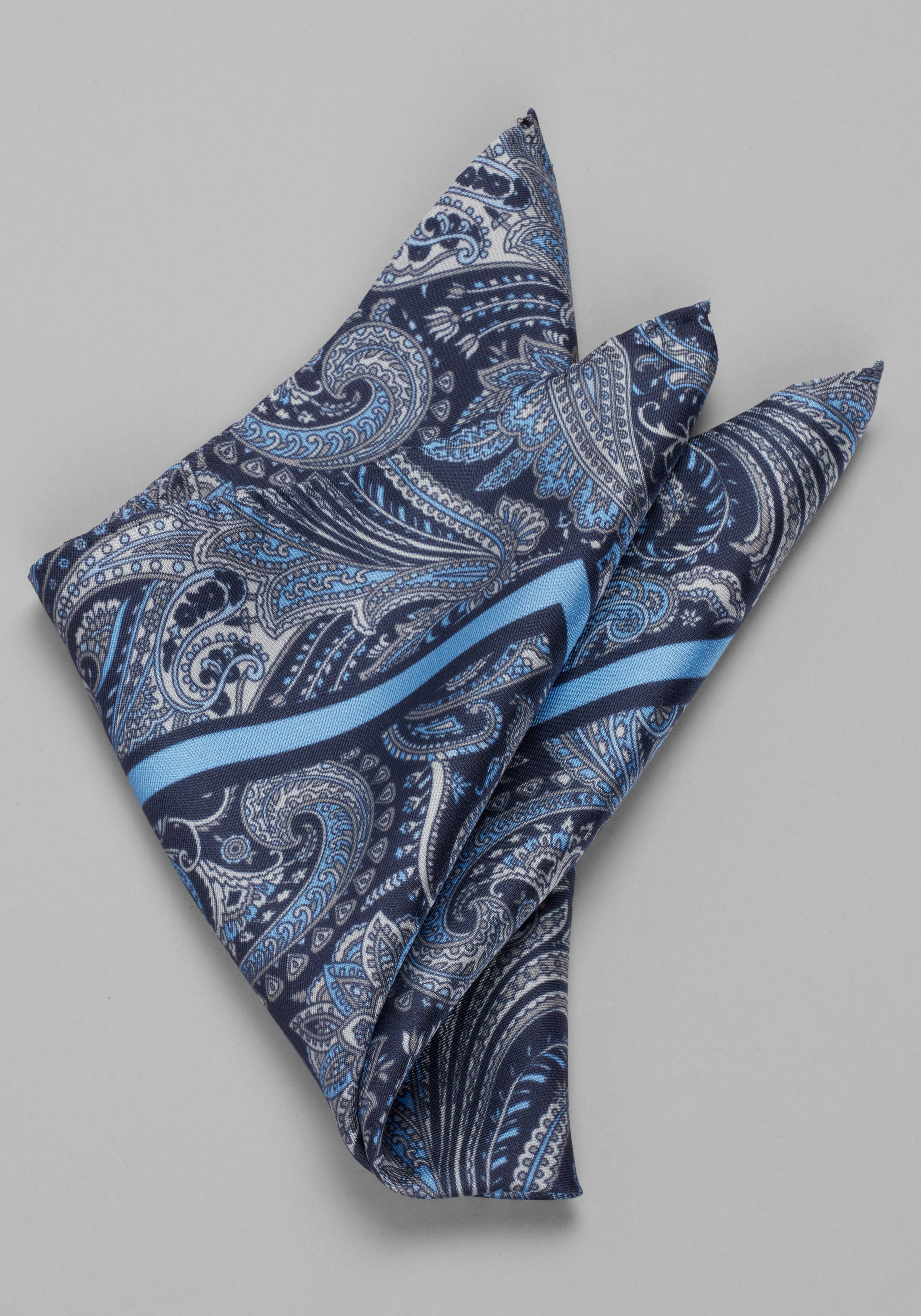 Men's Accessories, Jos. A. Bank Paisley Pocket Square - Jos A Bank