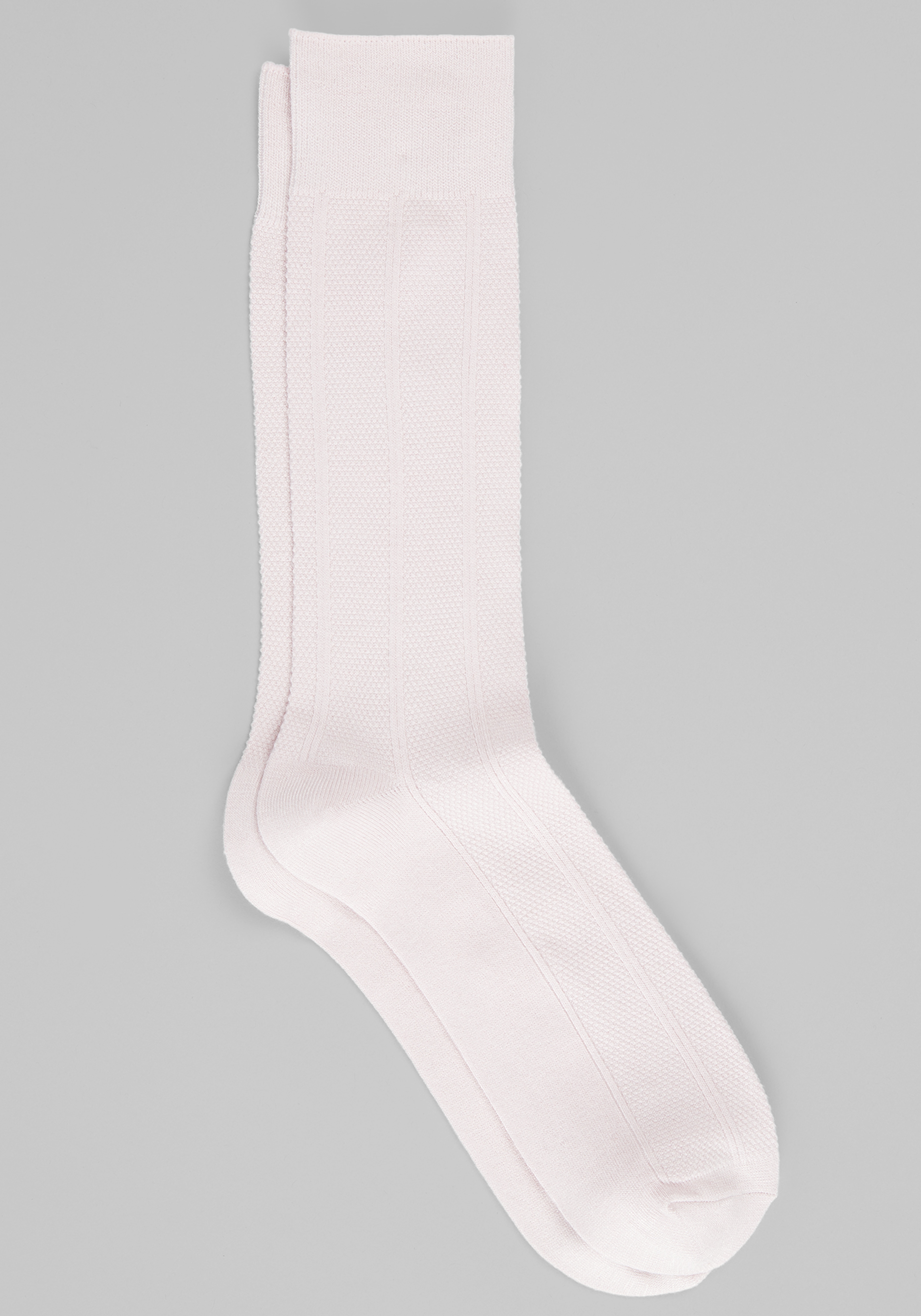 Solid Ribbed Texture Chevron Socks