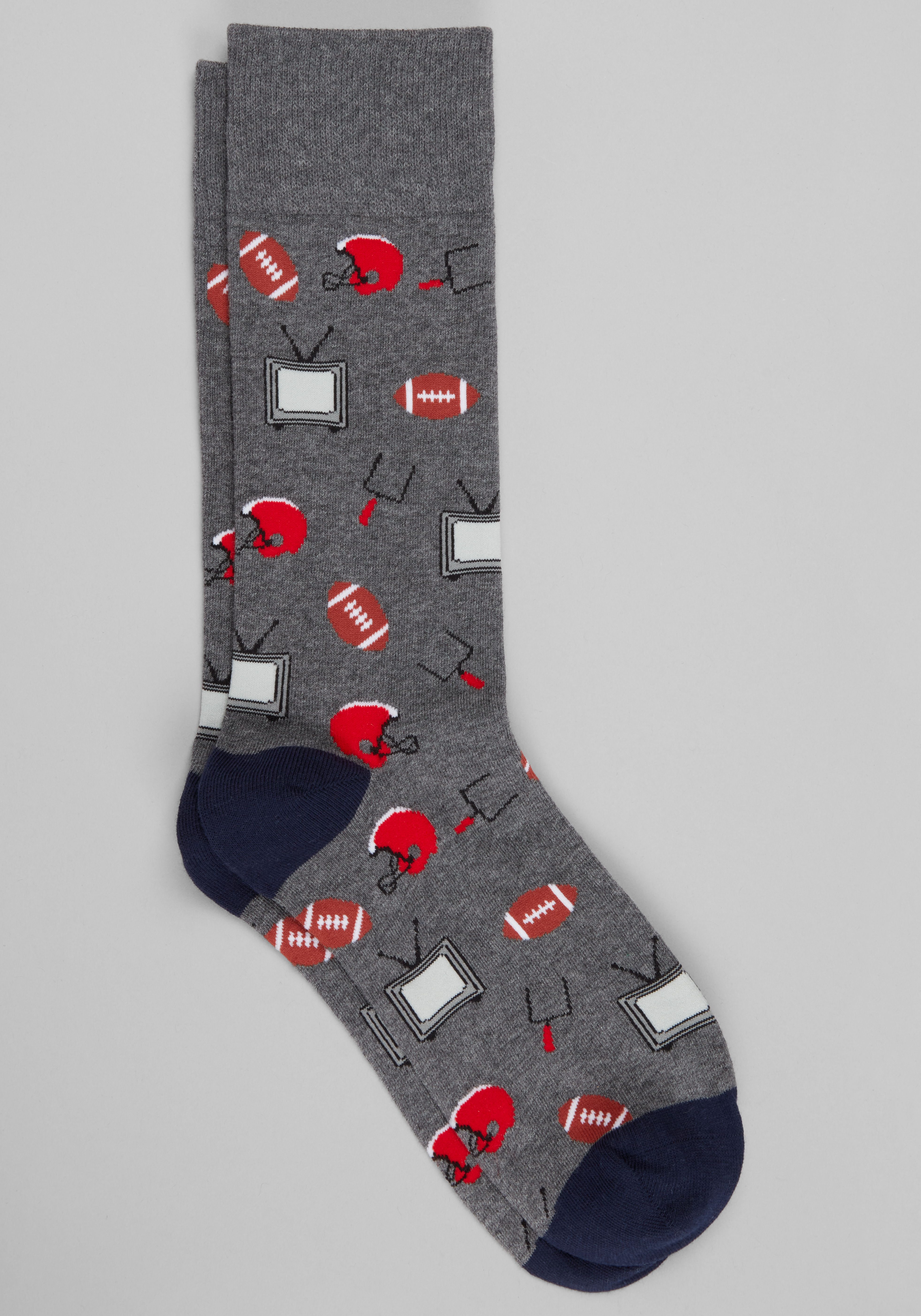 Men's Accessories, Sunday Football Socks - Jos A Bank