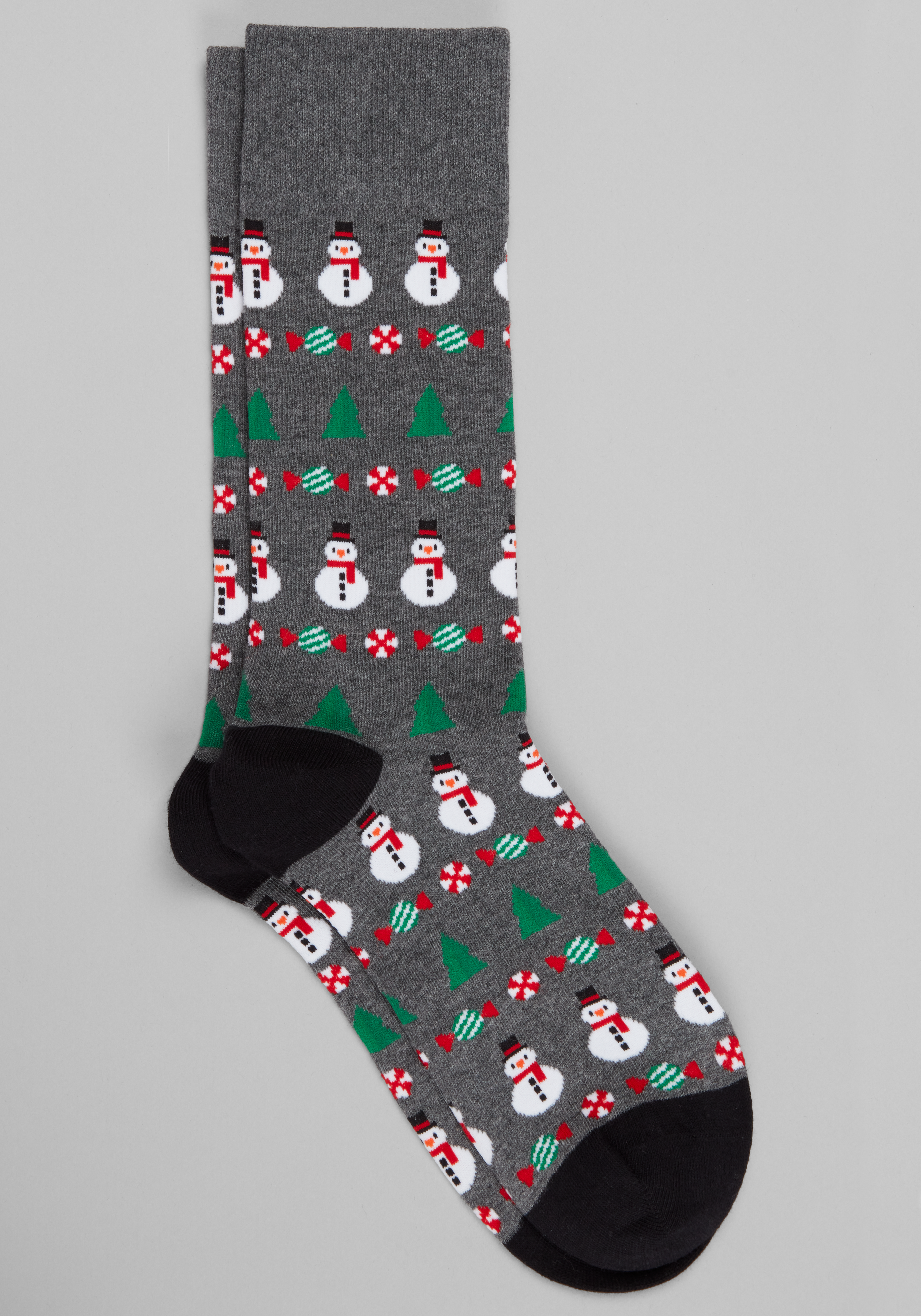 Men's Accessories, Jos. A. Bank Snowman Socks - Jos A Bank