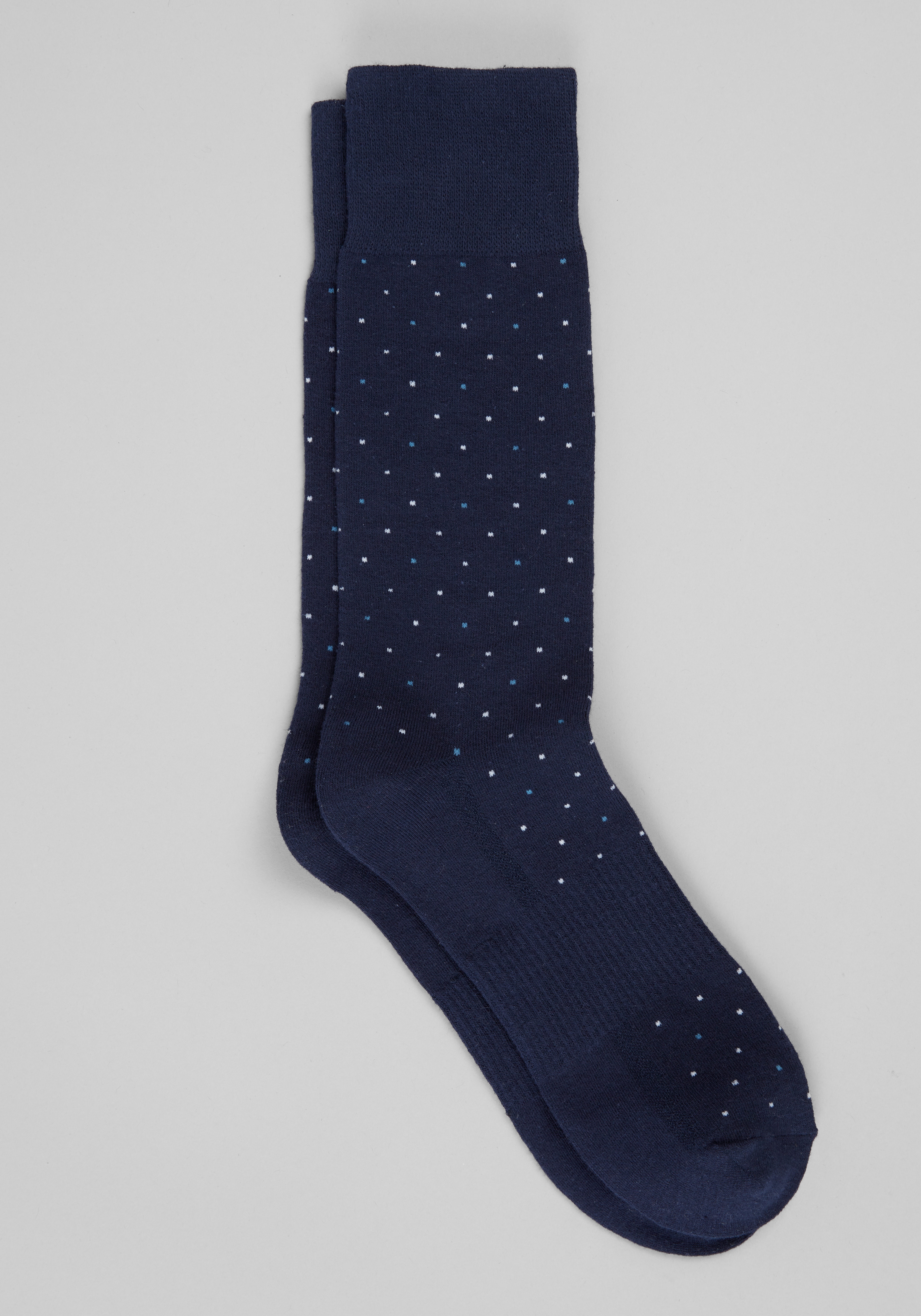 Men's Accessories, Traveler&reg; COOL<i>MOTION</i> Small Dots Mid-Calf Socks - Jos A Bank