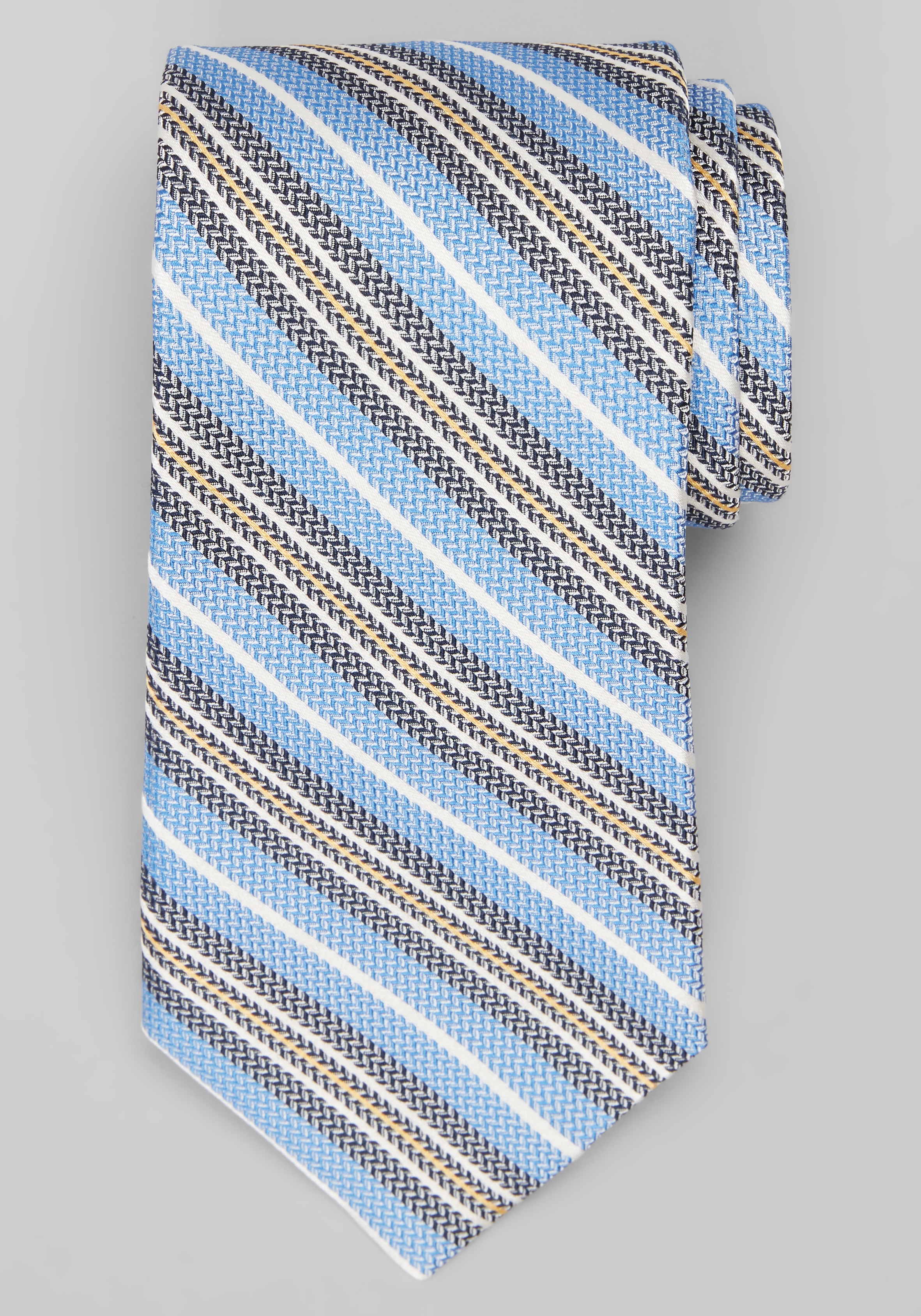 Traveler® Regular Width New Stripe Silk Tie