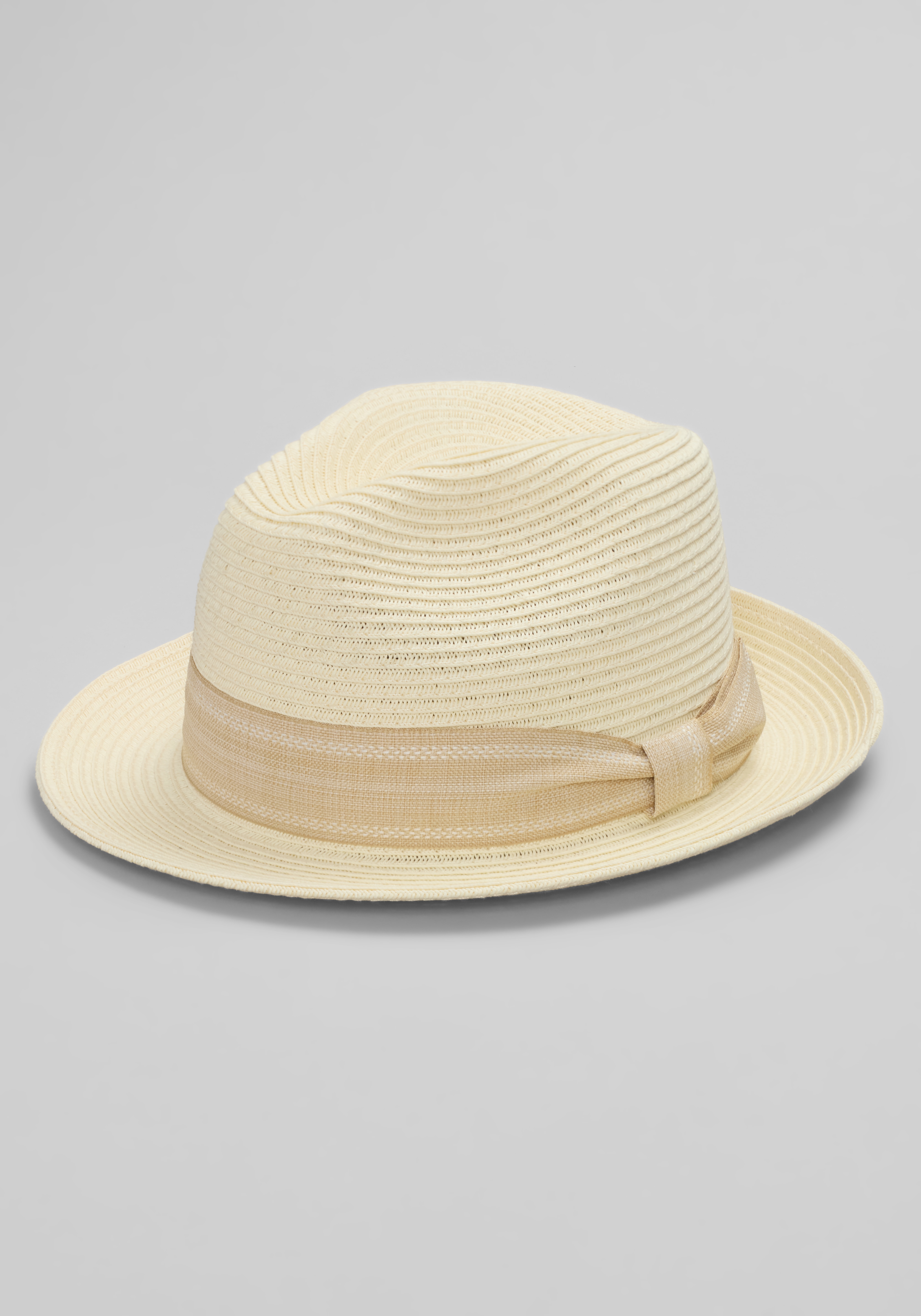 Men's Accessories, Jos. A. Bank Herringbone Band Fedora - Jos A Bank