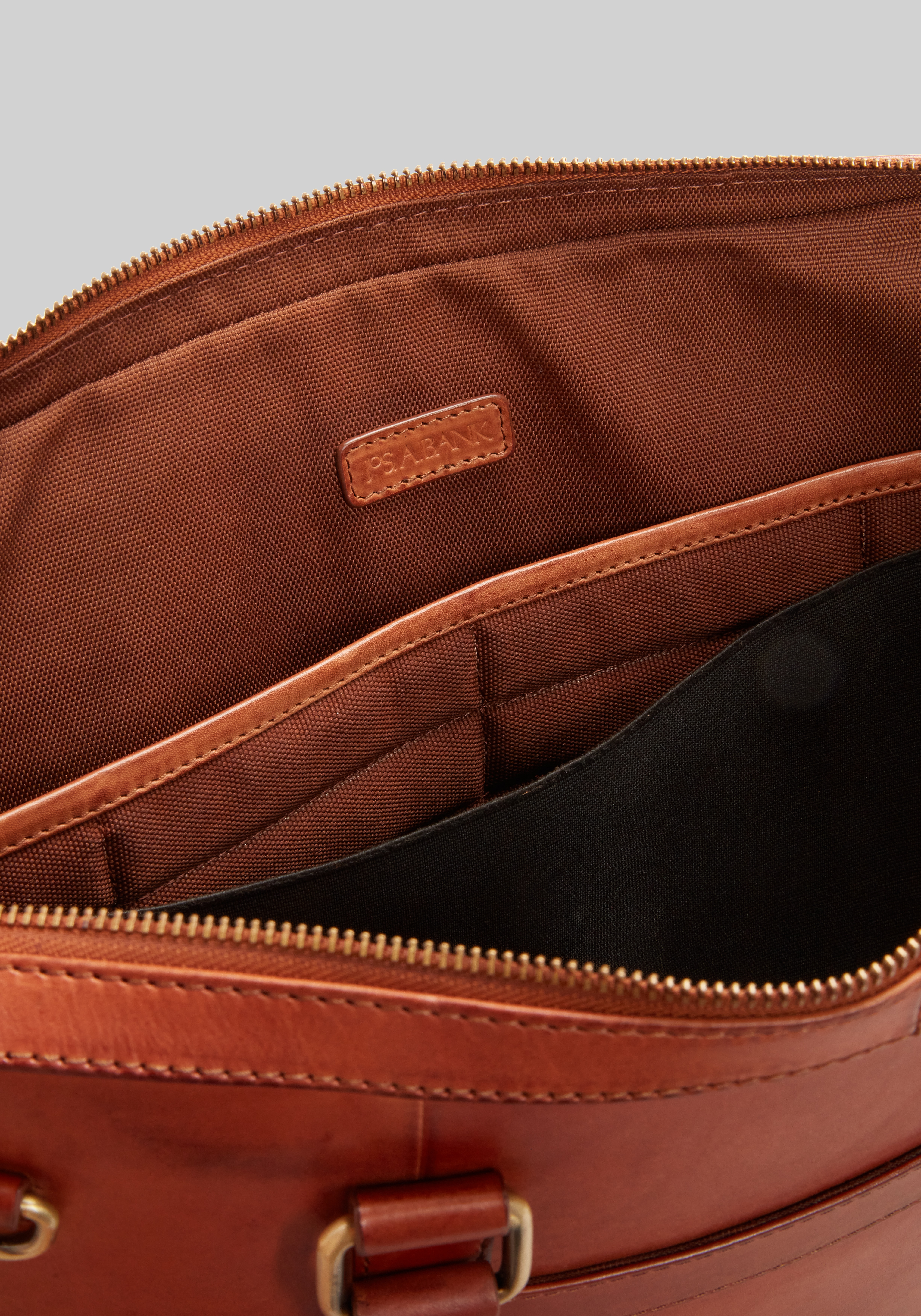 Jos. A. Bank Burnished Leather Briefcase