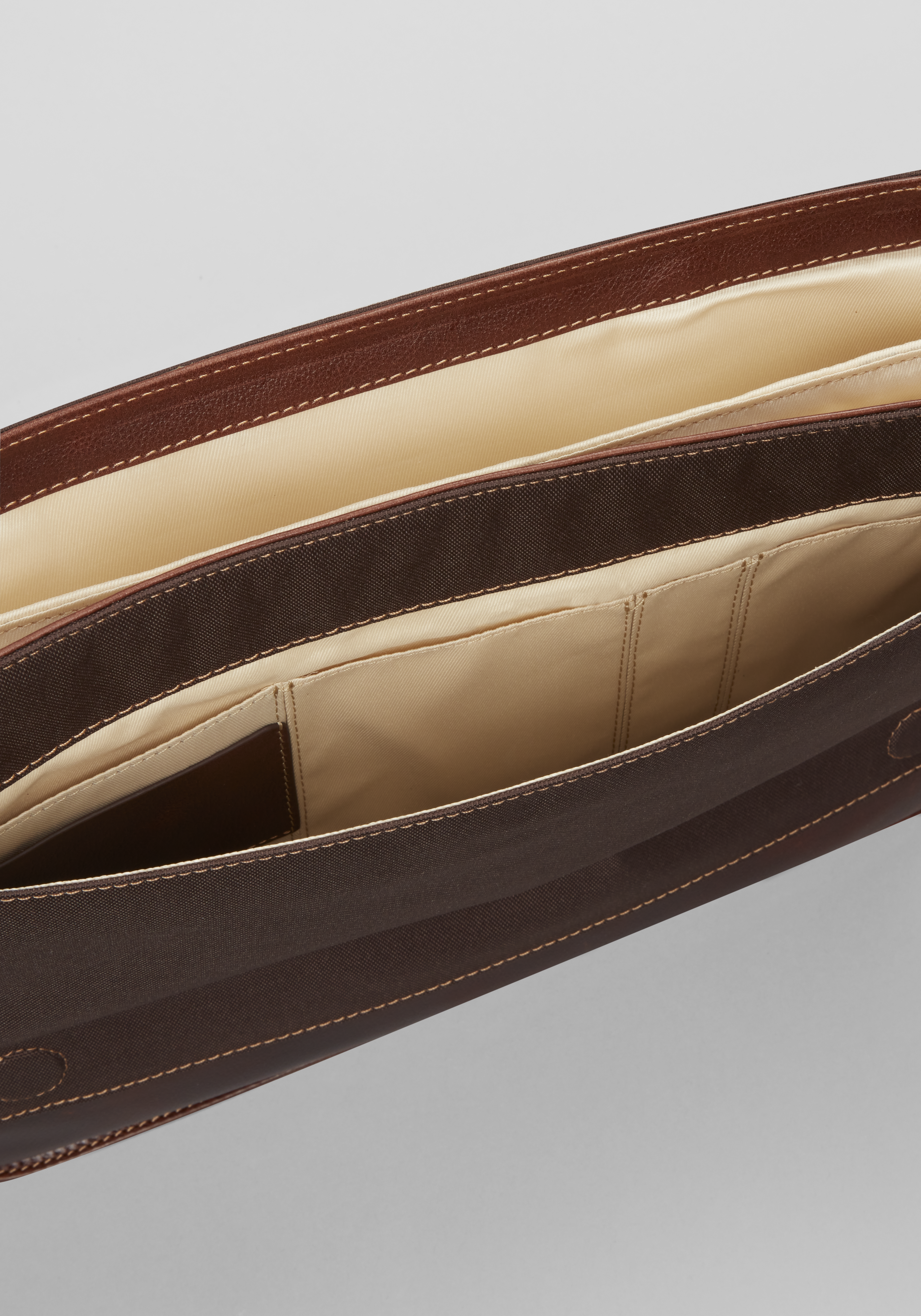 Jos. A. Bank Compact Leather Messenger Case