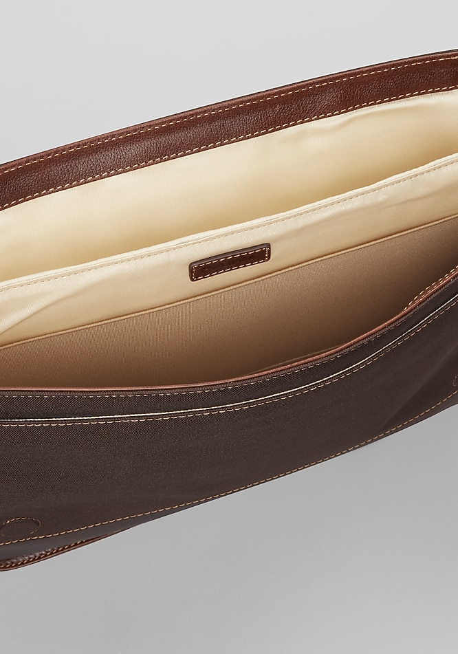 Jos. A. Bank Compact Leather Messenger Case - Jos. A. Bank