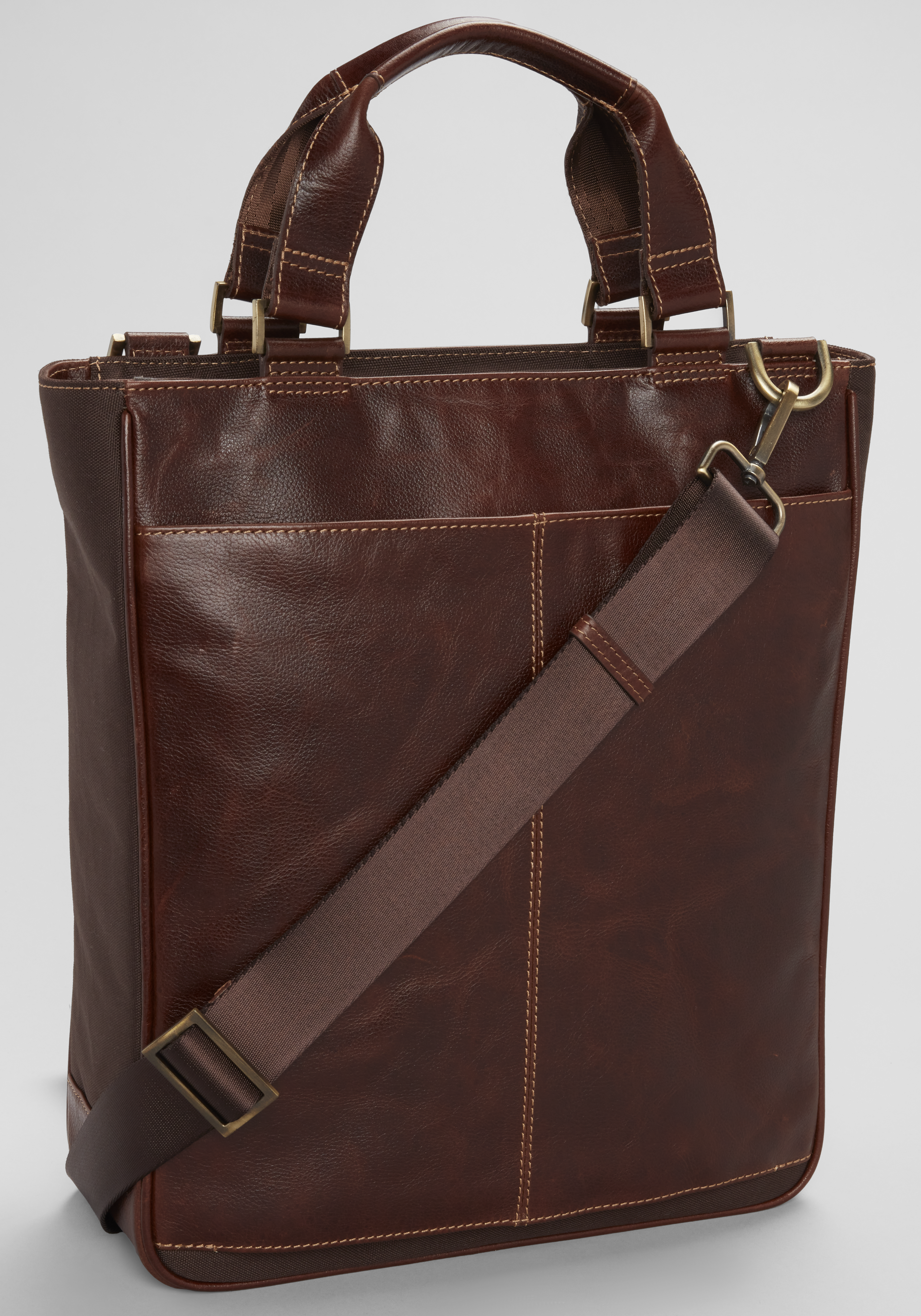 Jos. A. Bank North South Leather Tote