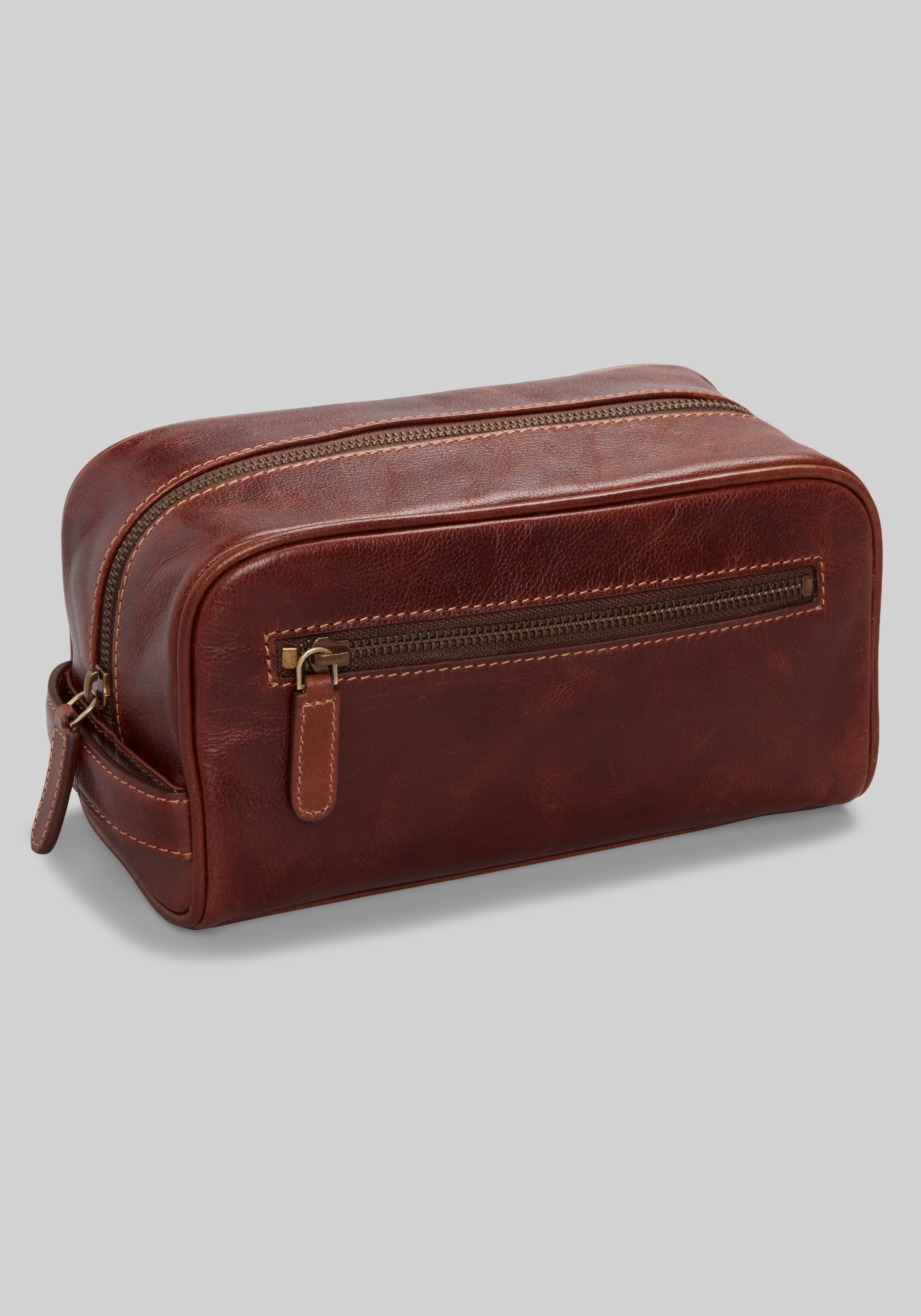 Men's Accessories, Jos. A. Bank Leather DOPP Kit - Jos A Bank