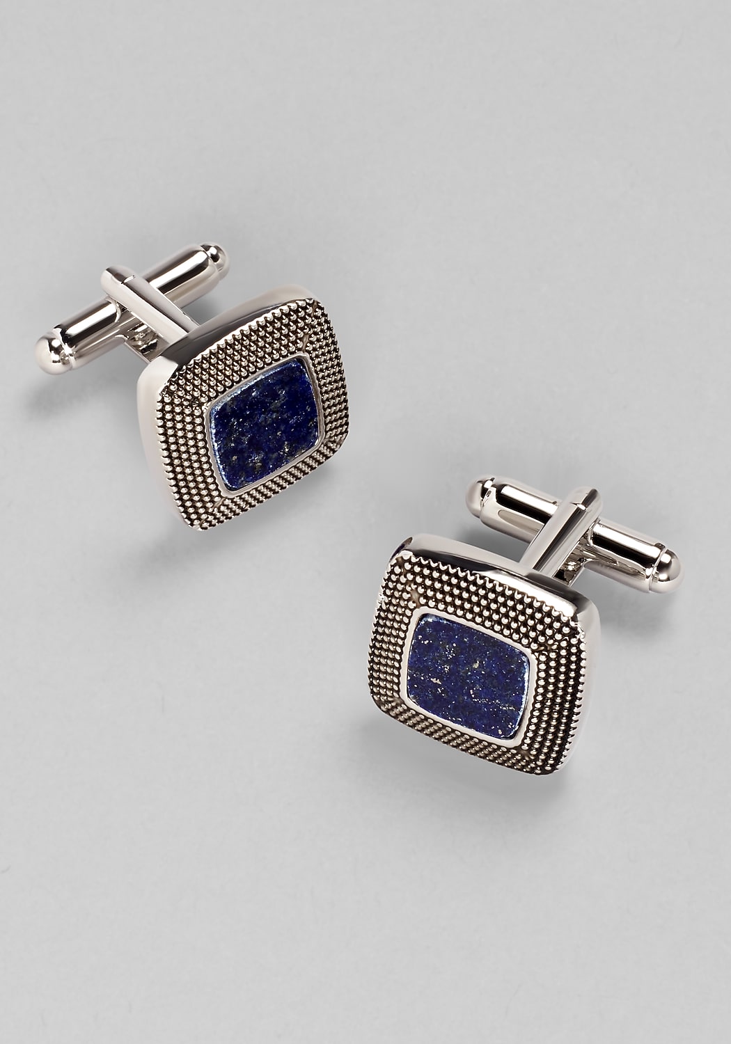 Jos. A. Bank Square Granulated Lapis Cufflinks