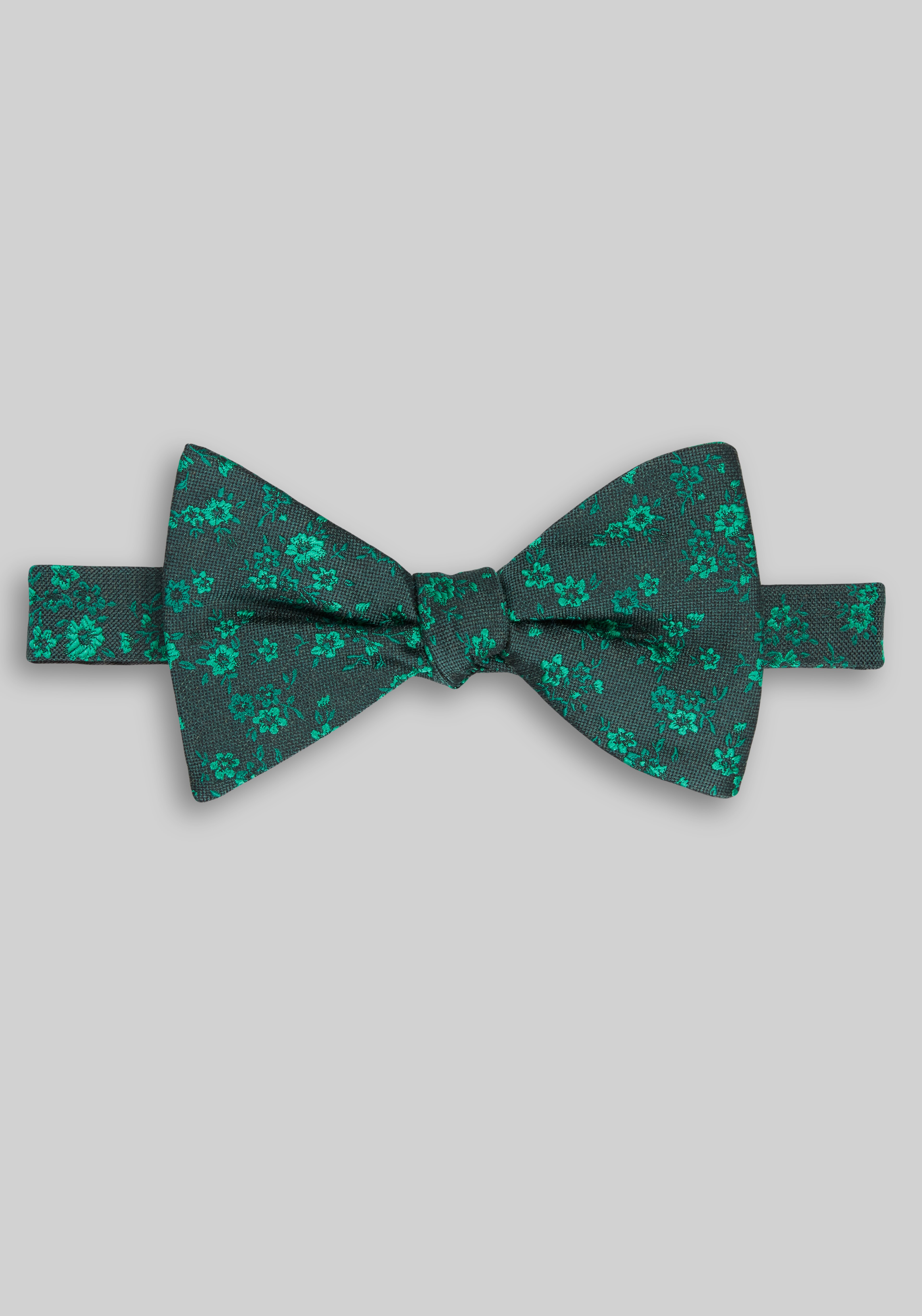 Jos. A. Bank Floral Soft Knot Pre-Tied Big Bow Tie CLEARANCE