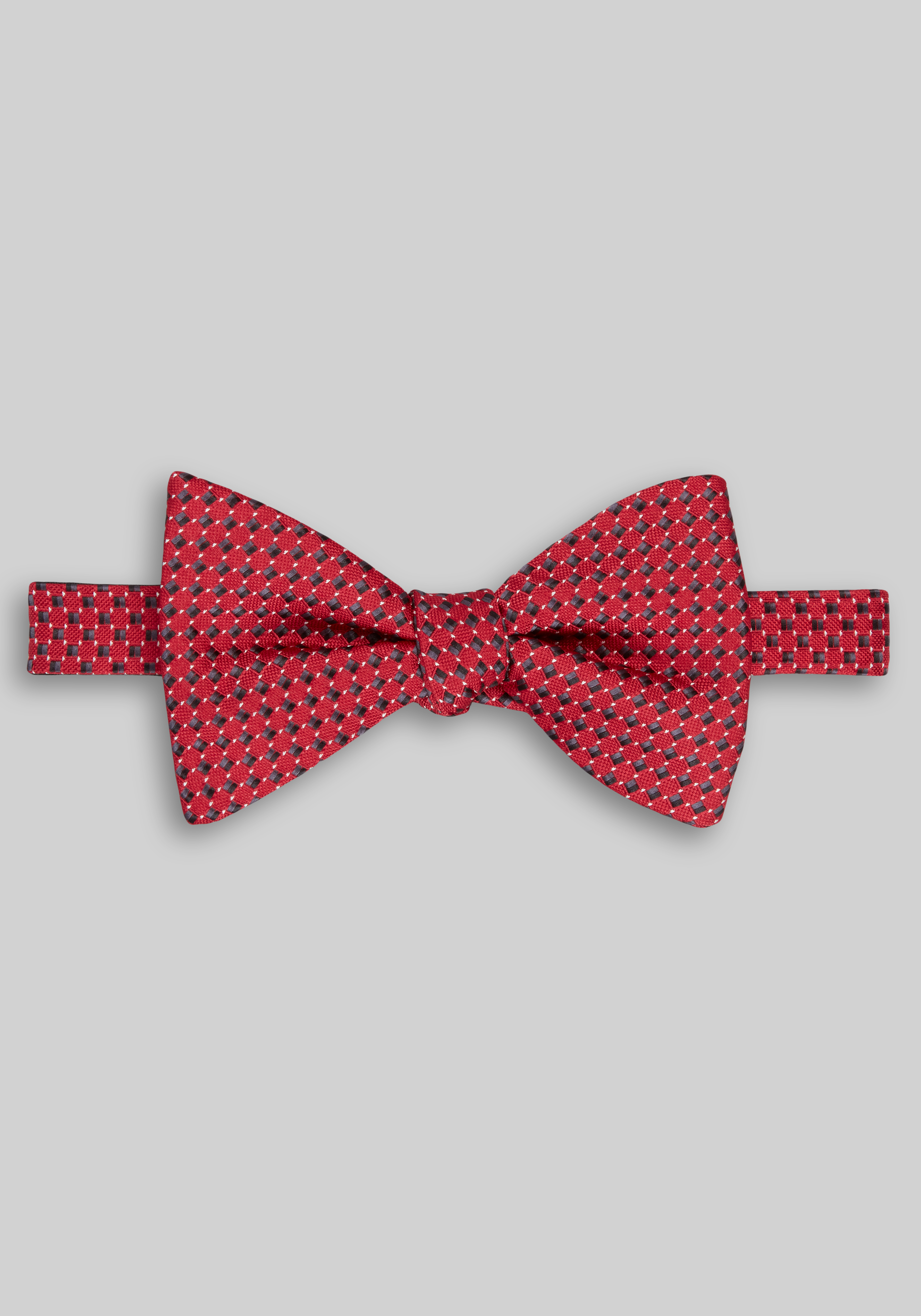 Men's New!, Jos. A. Bank Neat Soft Knot Big Bow Tie - Jos A Bank