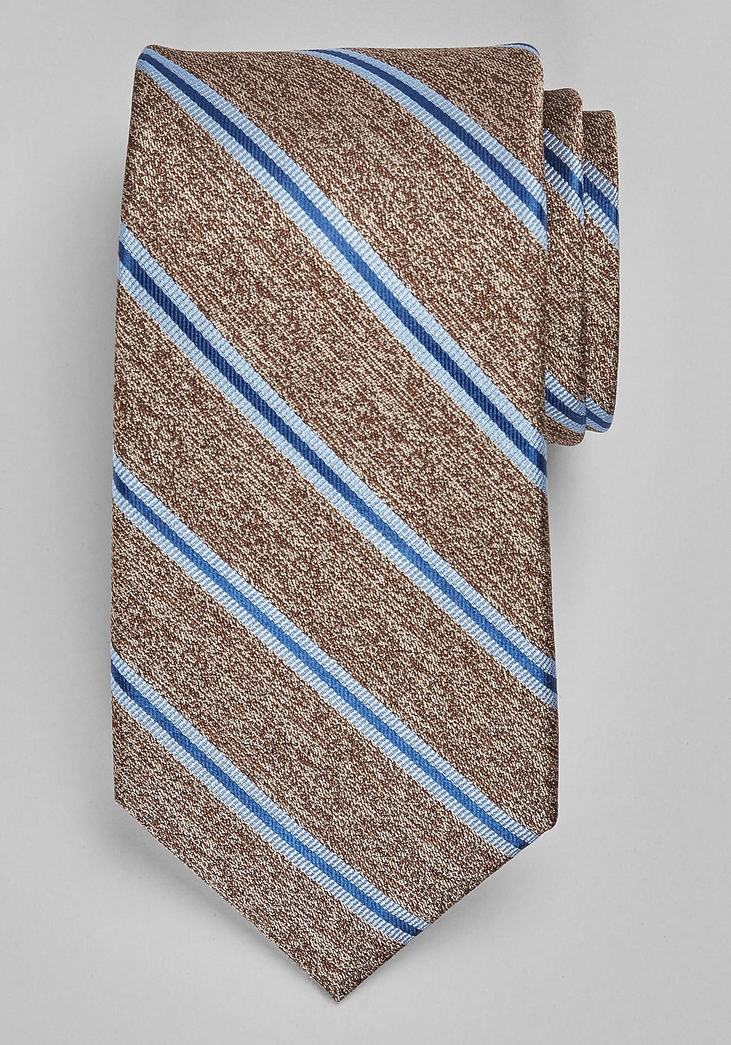 TravelerÂ® Collection Heathered Stripe Tie