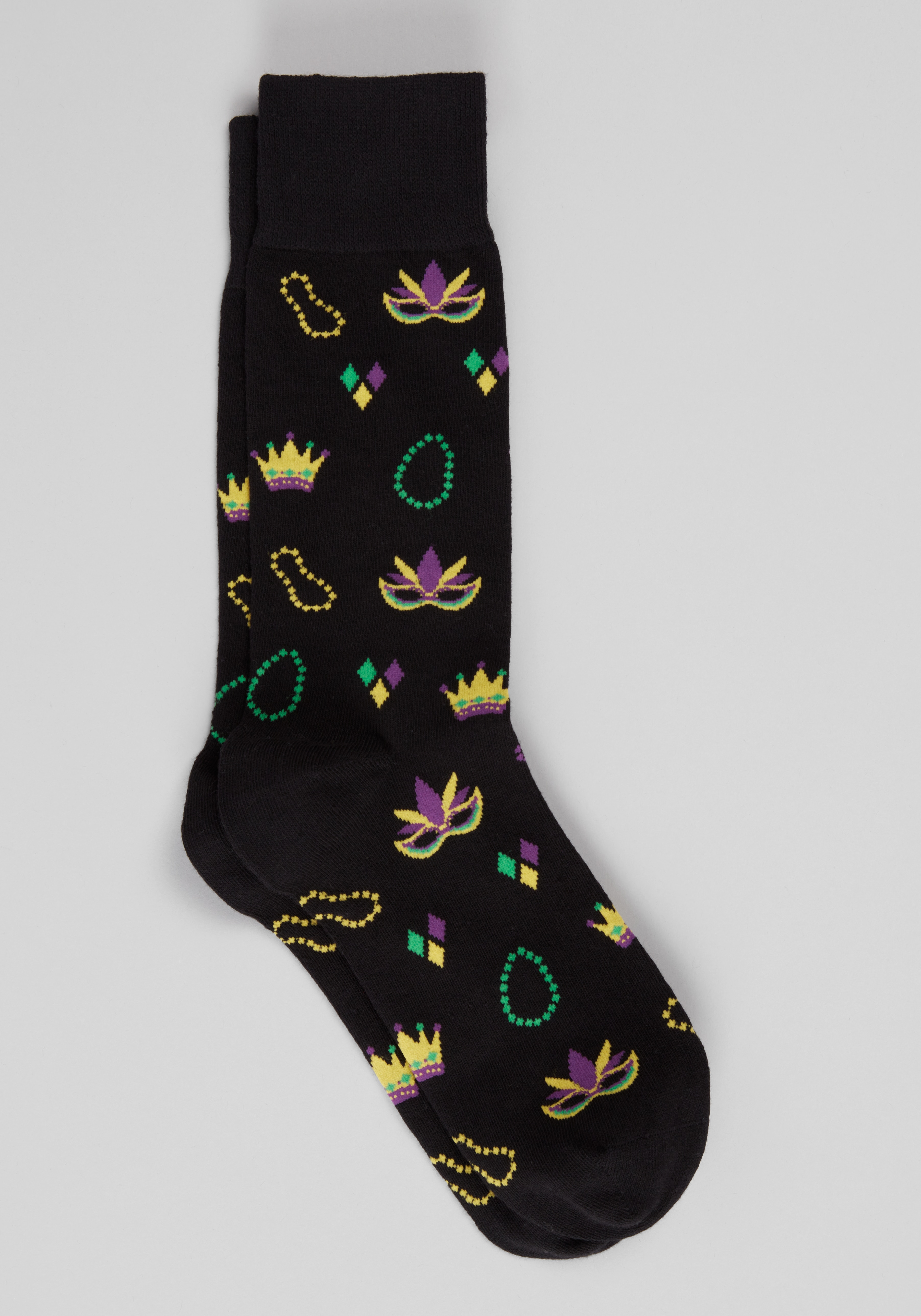 Men's Accessories, Jos. A. Bank Mardi Gras Socks - Jos A Bank