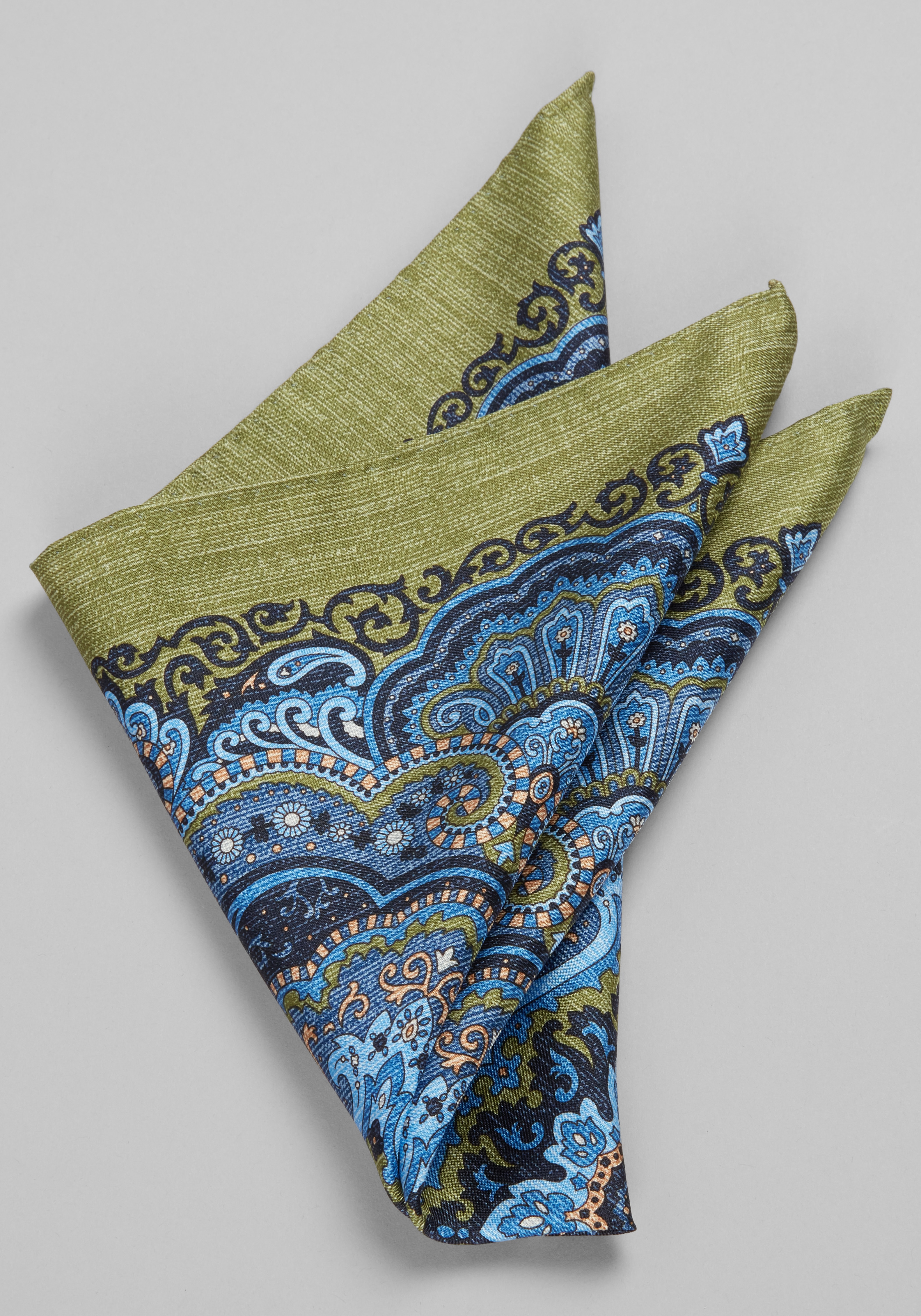 Men's New!, Jos. A. Bank Intricate Tile Pocket Square - Jos A Bank