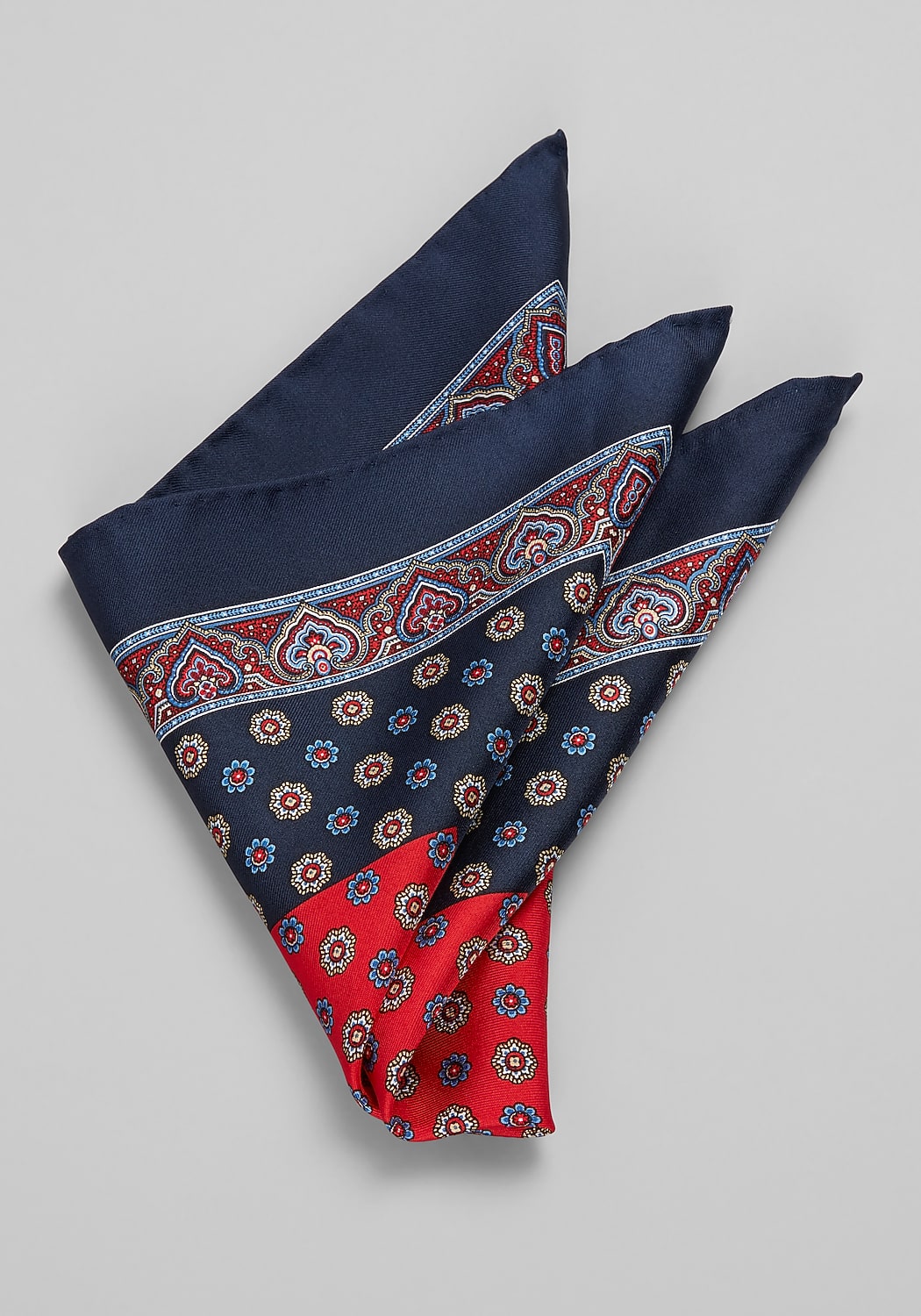 Jos. A. Bank Mixed Medallion Pocket Square