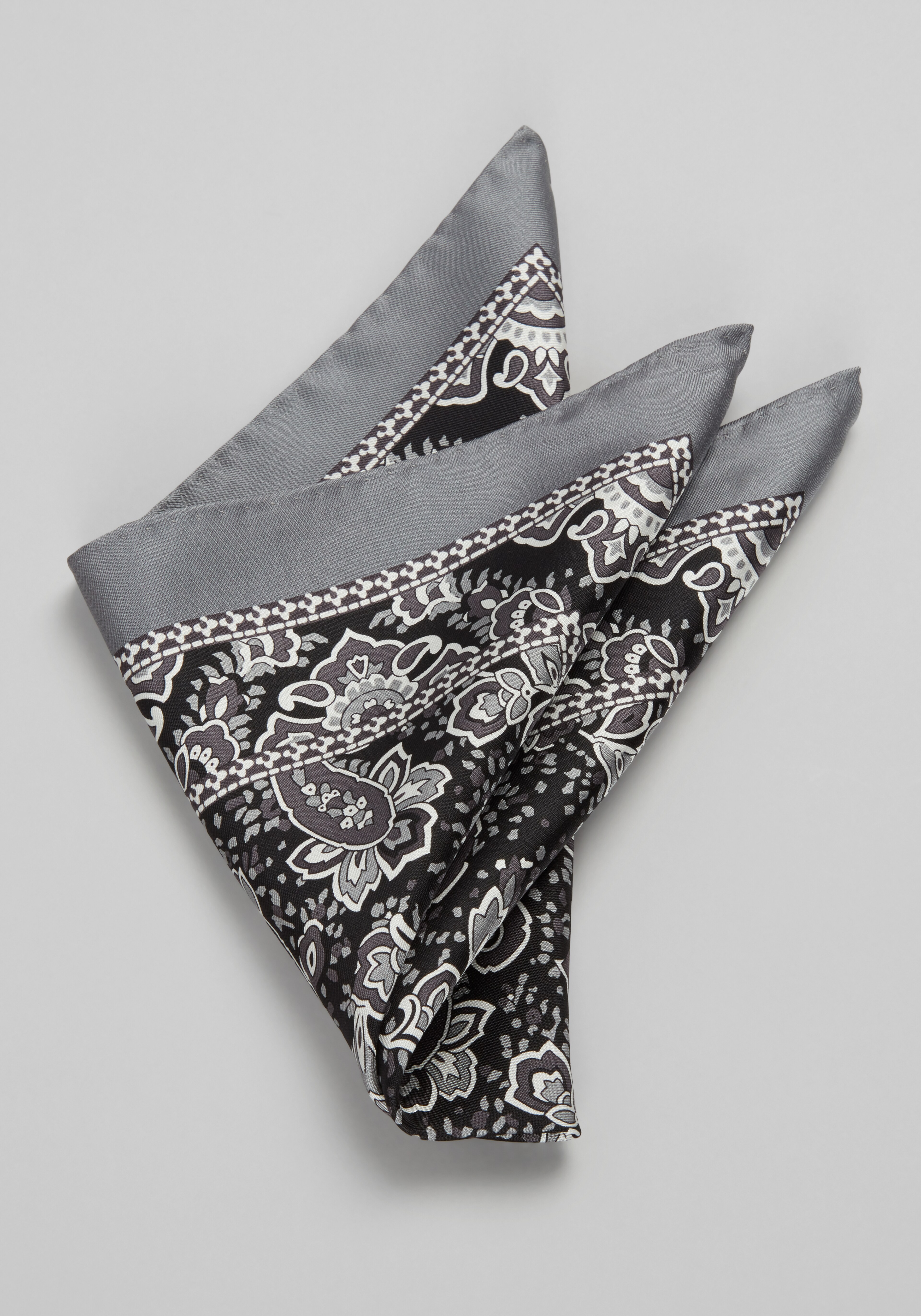 Jos. A. Bank Abstract Paisley Pocket Square