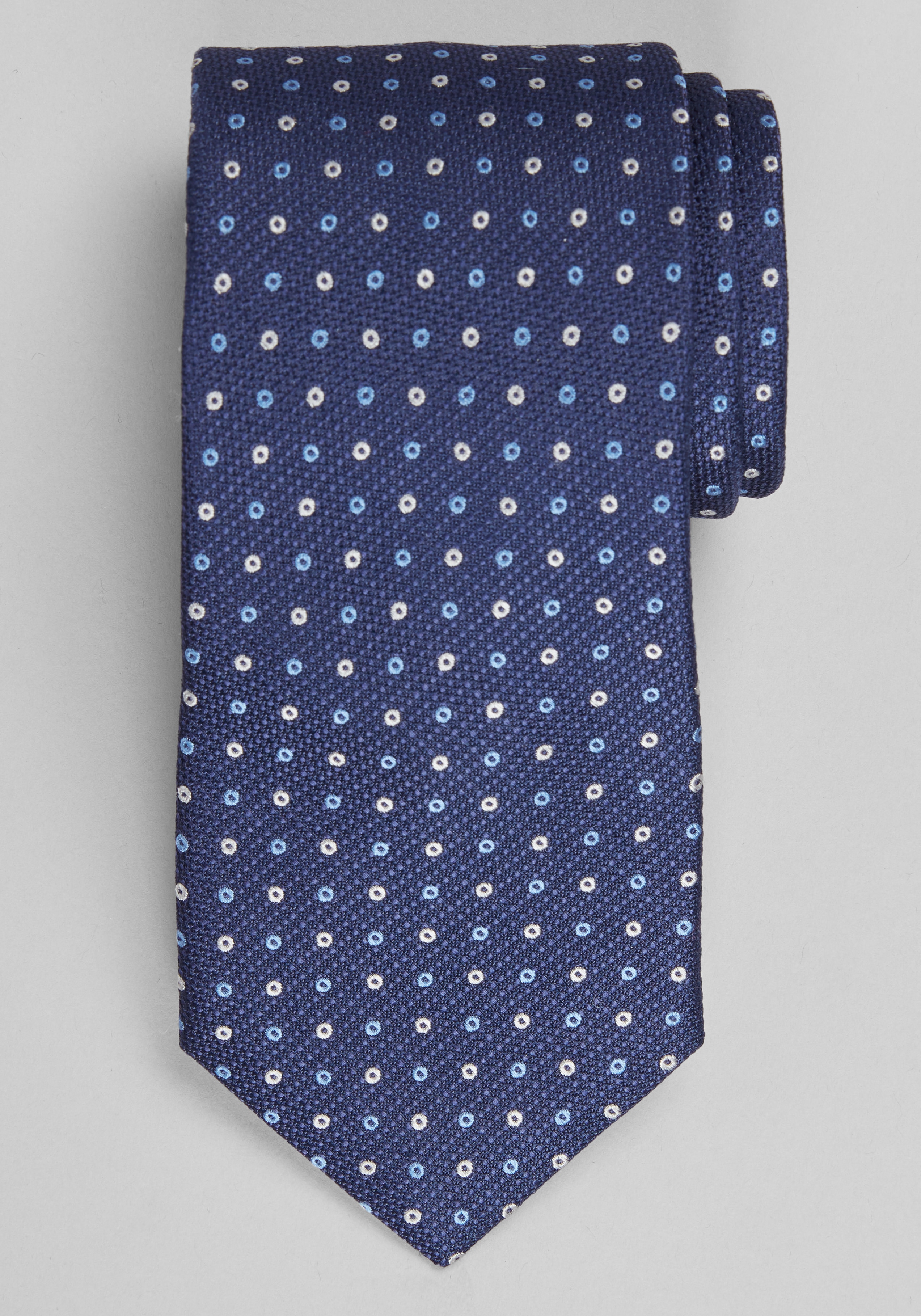 Men's FLYOUT_CATEGORY, Traveler&reg; Collection Collection Mini Circle Dot Tie - Long - Jos A Bank