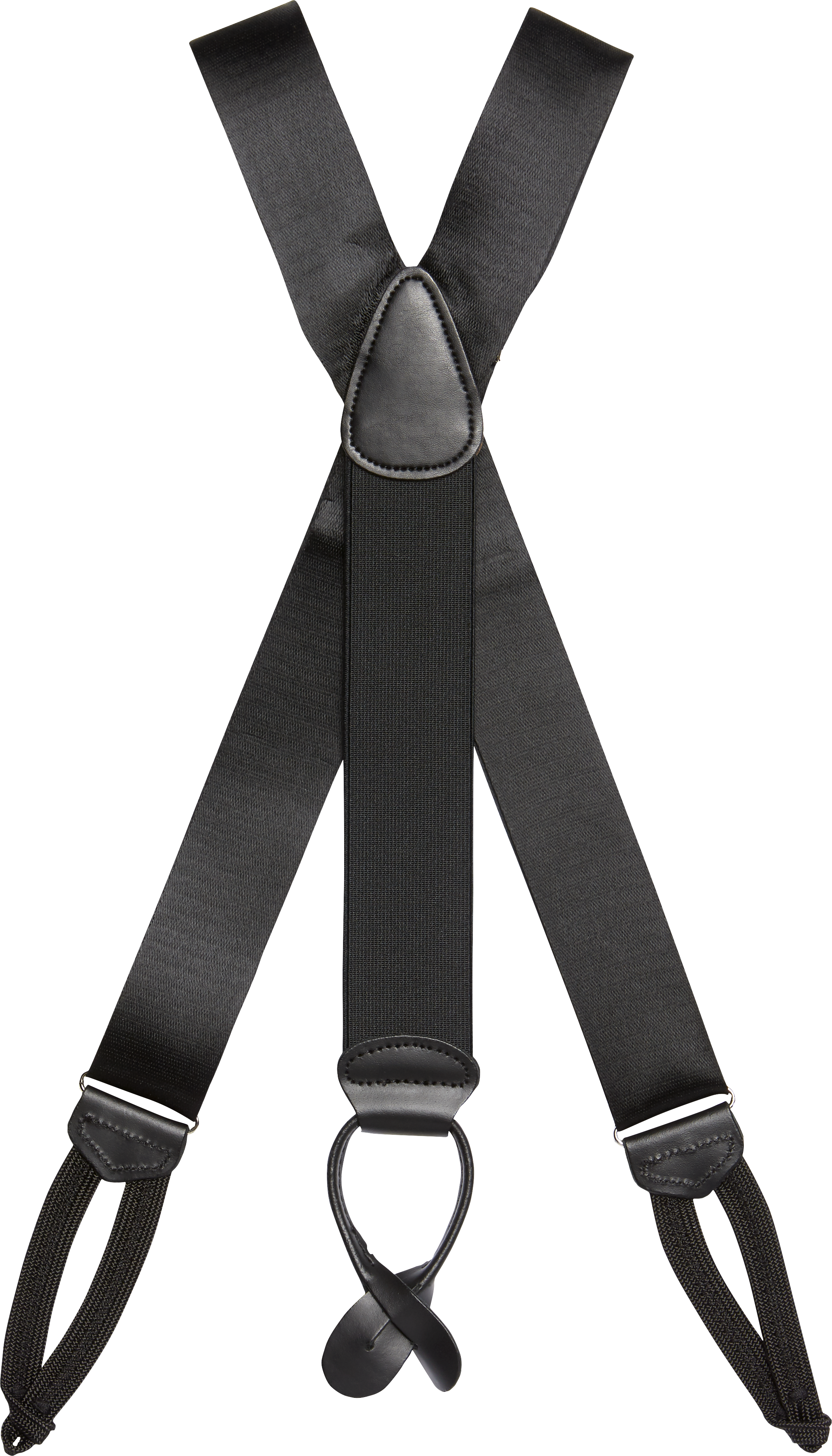 Black Button Suspenders | Louie's Tux Shop