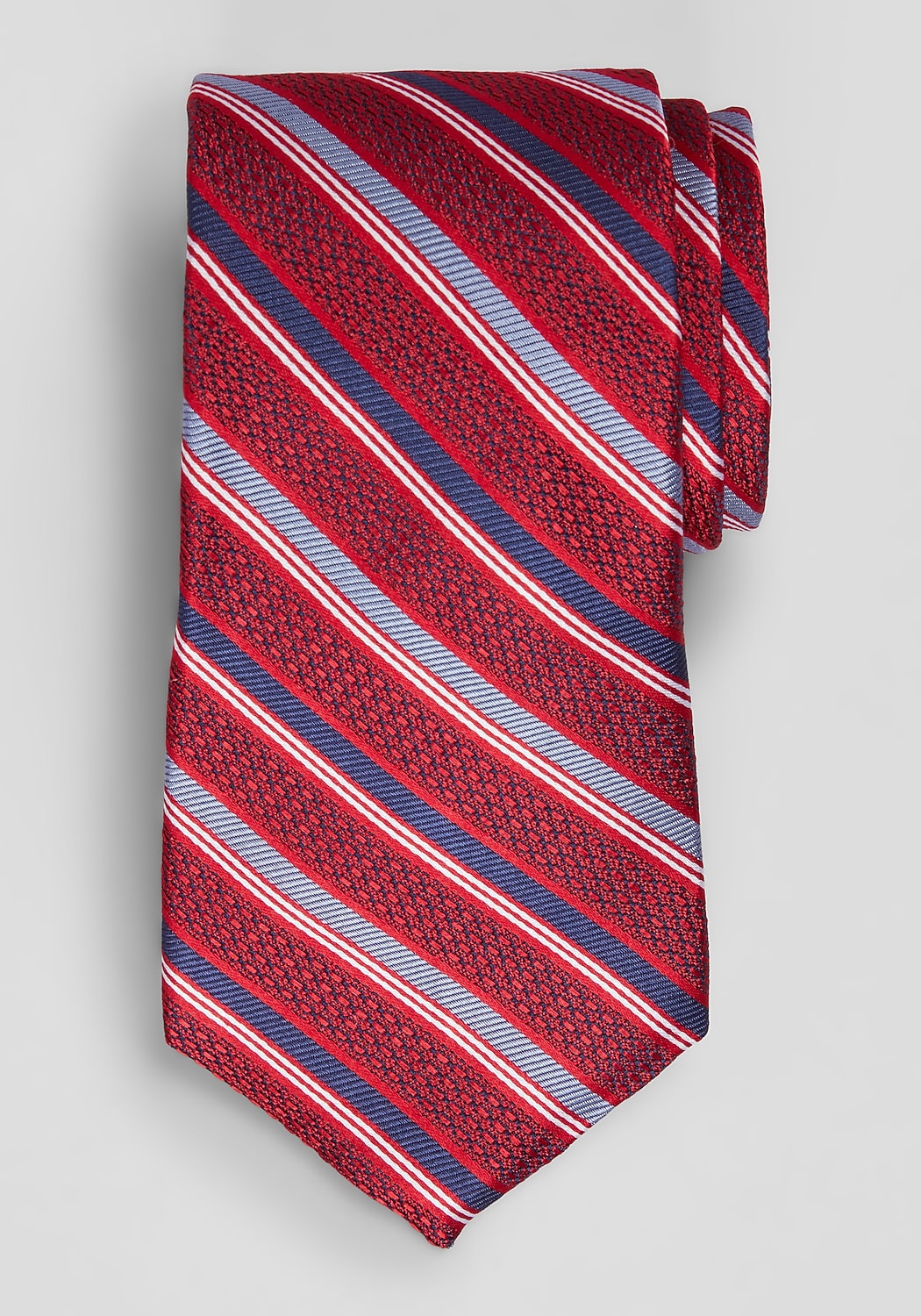 Reserve Collection Triple Texture Stripe Tie - Long