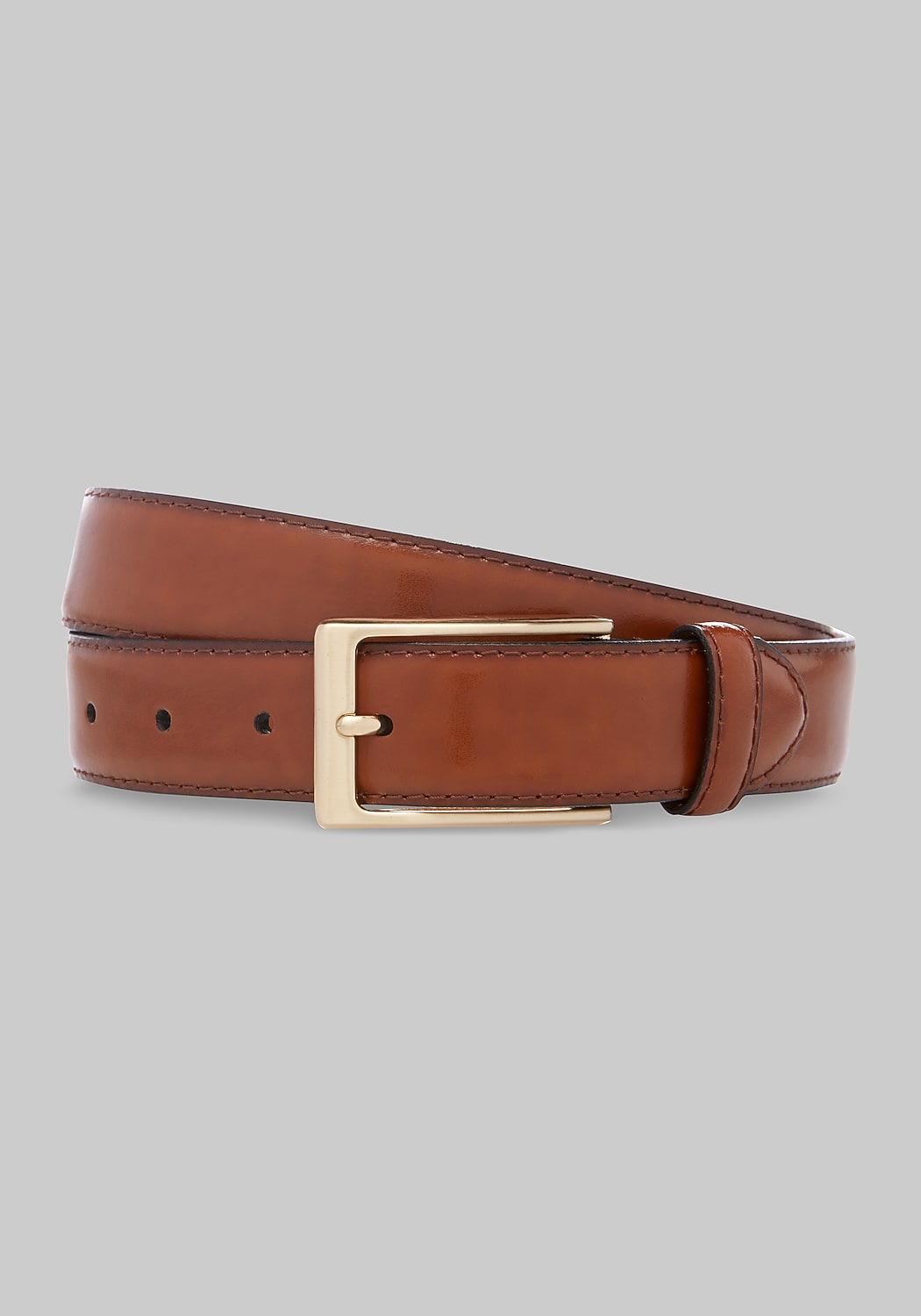 Jos A. Bank Burnished Edge Casual Belt - Long