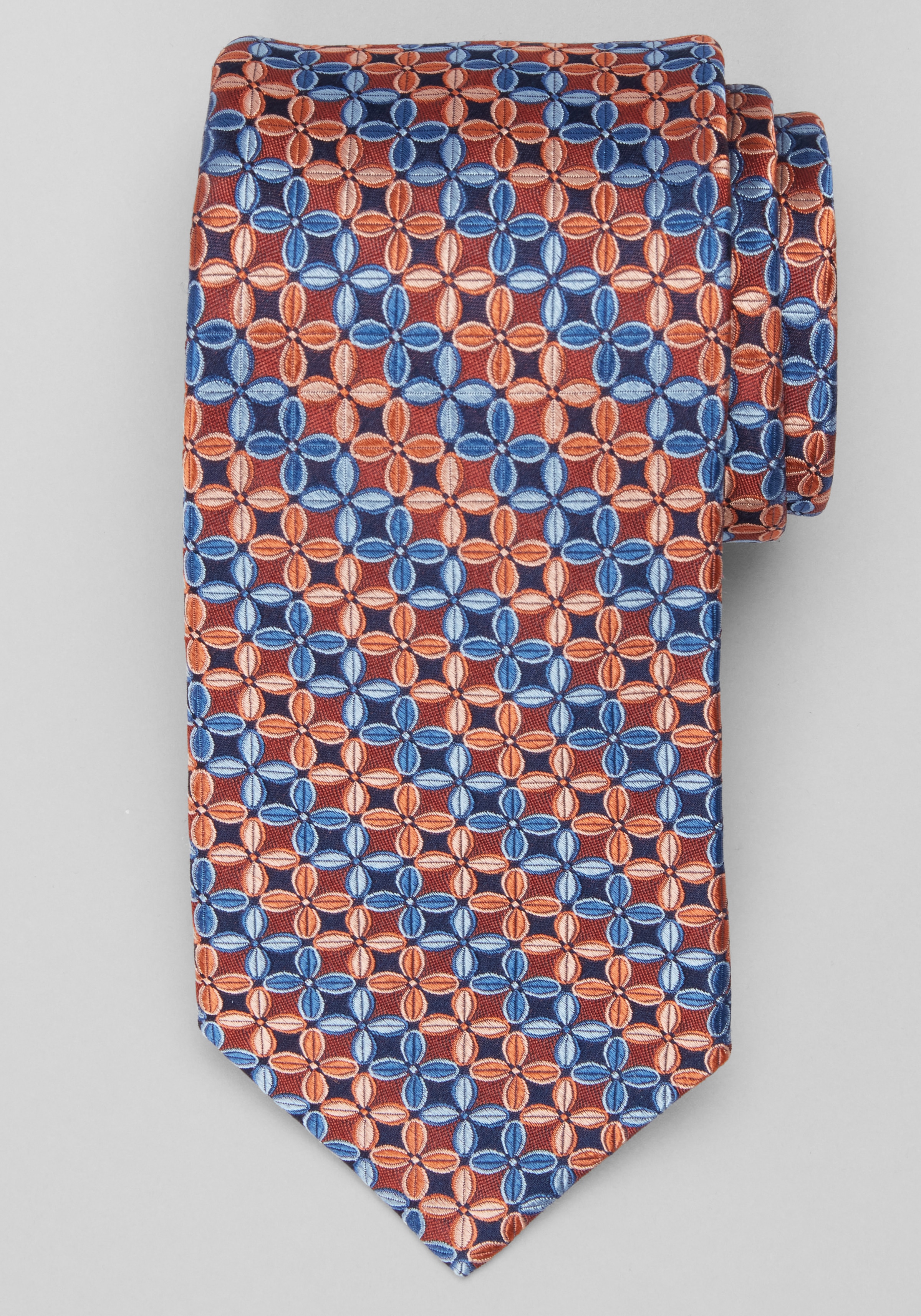 Men's New!, Reserve Collection Linked Florettes Tie - Jos A Bank