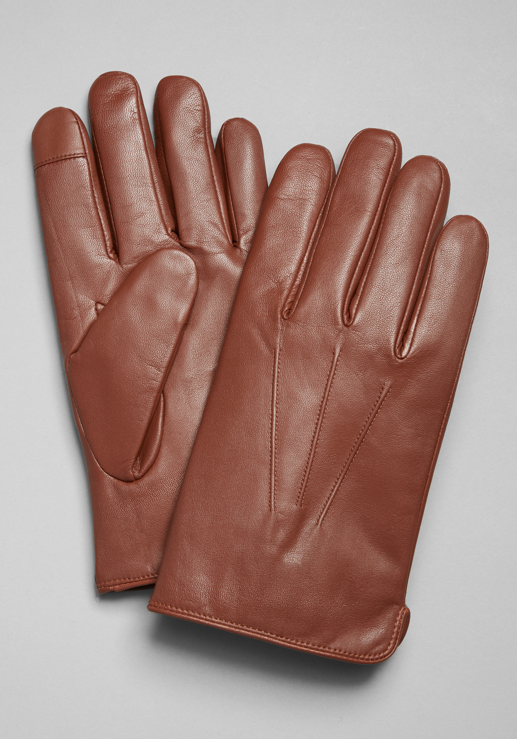 Details about / jos a bank mens lambskin leather gloves .WINTER WARM 3M Thinsulate touchscreen