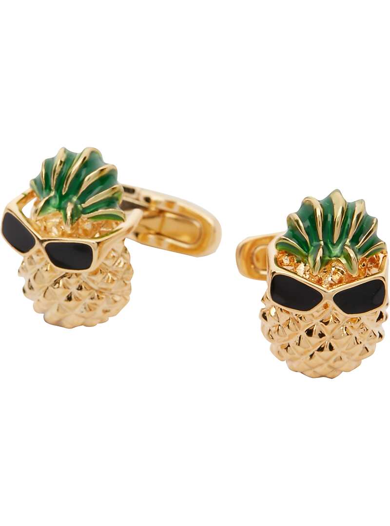 Jos. A. Bank Gold Pineapples & Sunglasses Cufflinks All Accessories