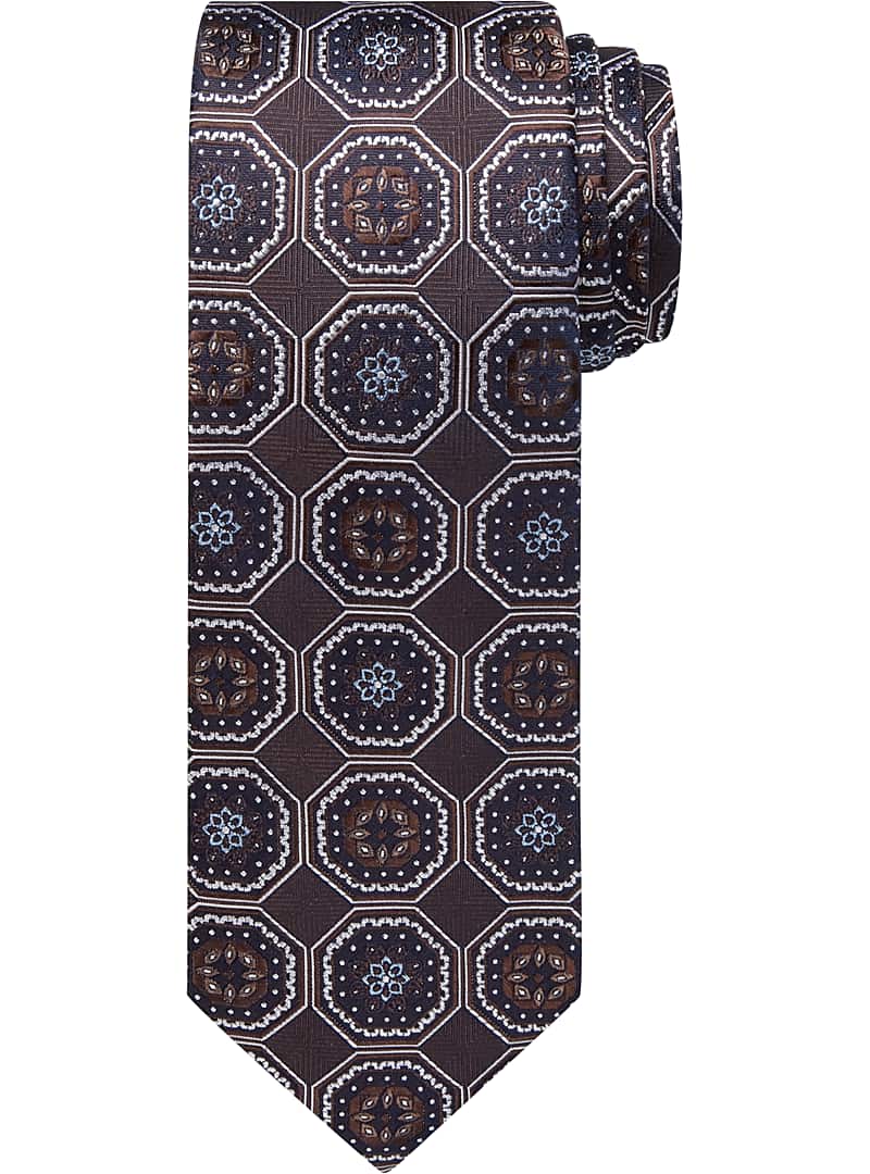 Reserve Collection Medallion Tie - Reserve Ties | Jos A Bank