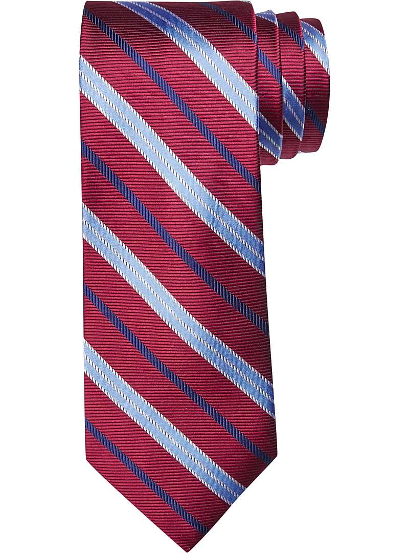 Traveler Collection Stripe Tie - Traveler Ties | Jos A Bank