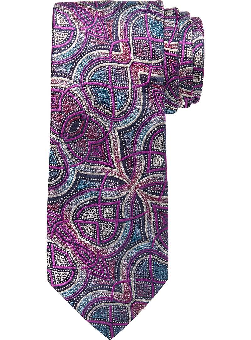 Reserve Collection Stained Glass Tie - Reserve Ties | Jos A Bank