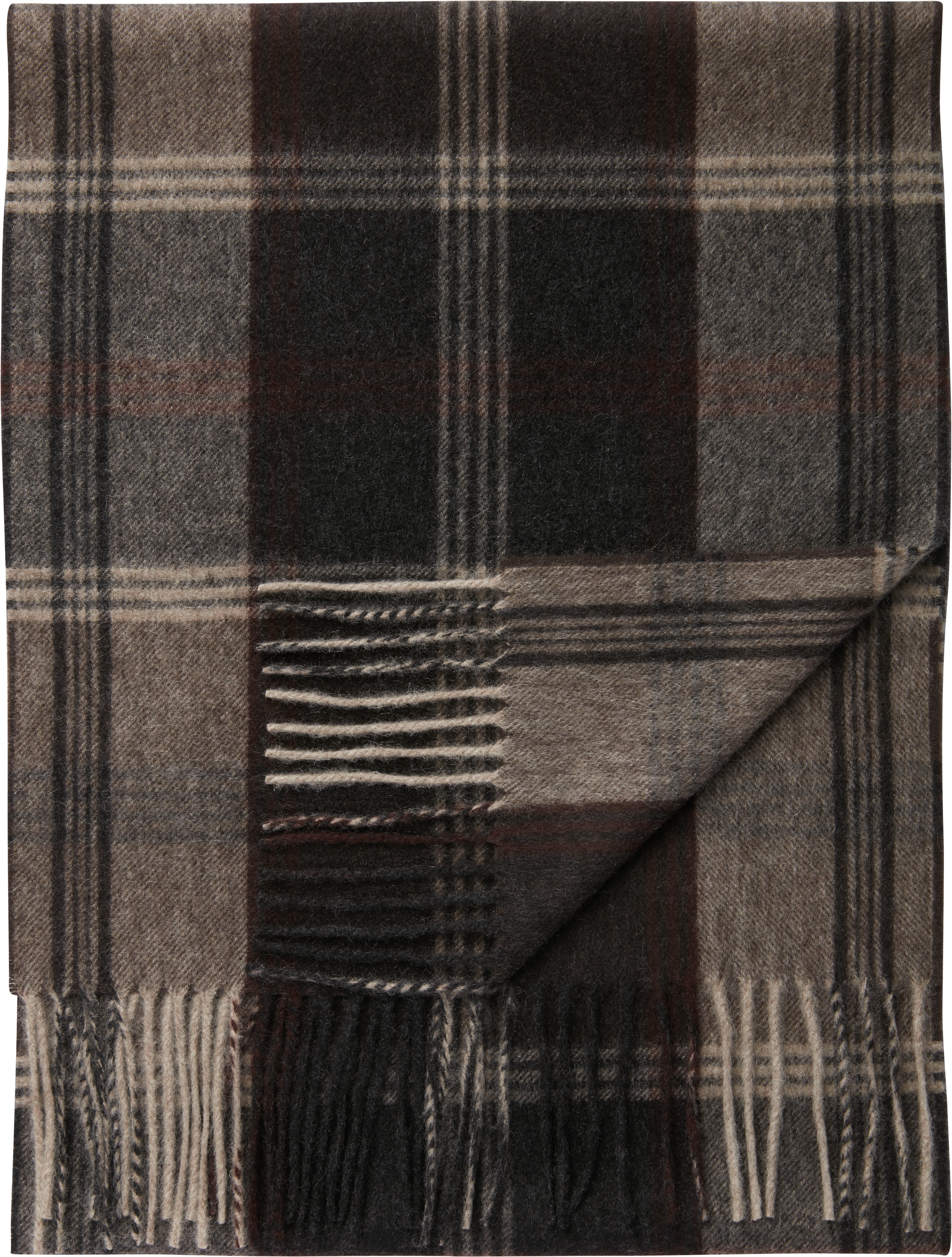 Jos. A. Bank Plaid Cashmere Scarf 