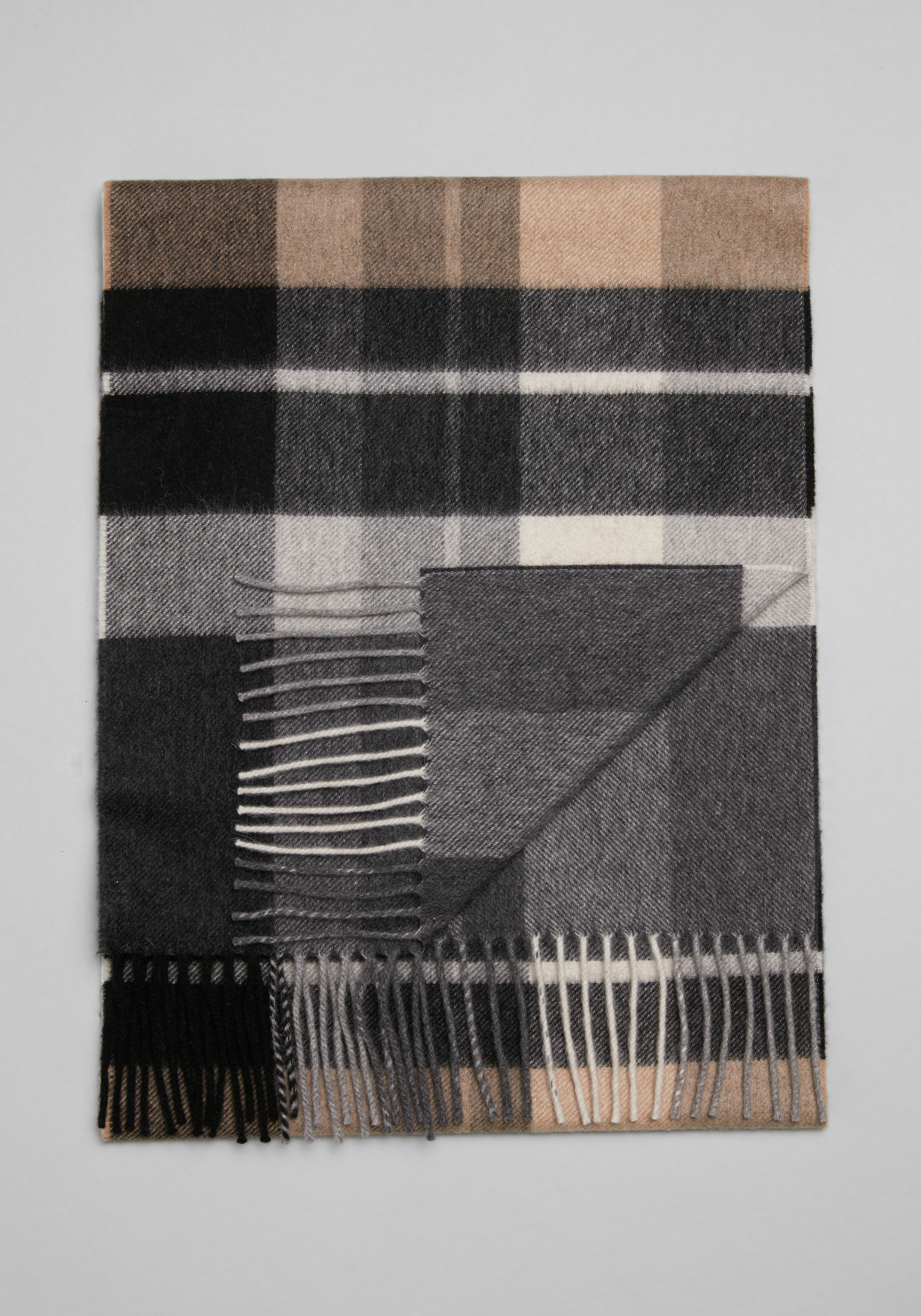 Jos. A. Bank Plaid Cashmere Scarf - All Accessories | Jos A Bank