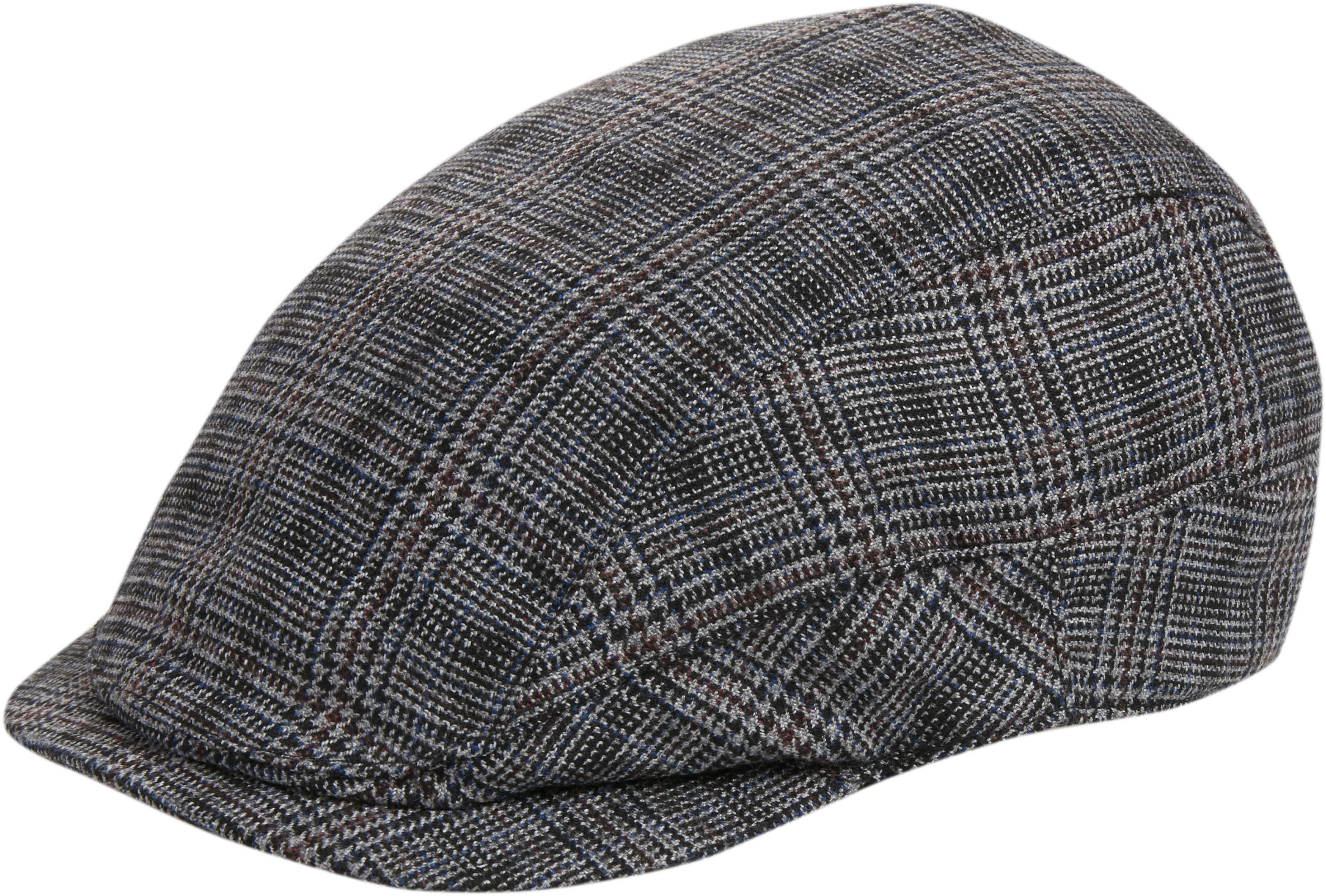 plaid driving cap