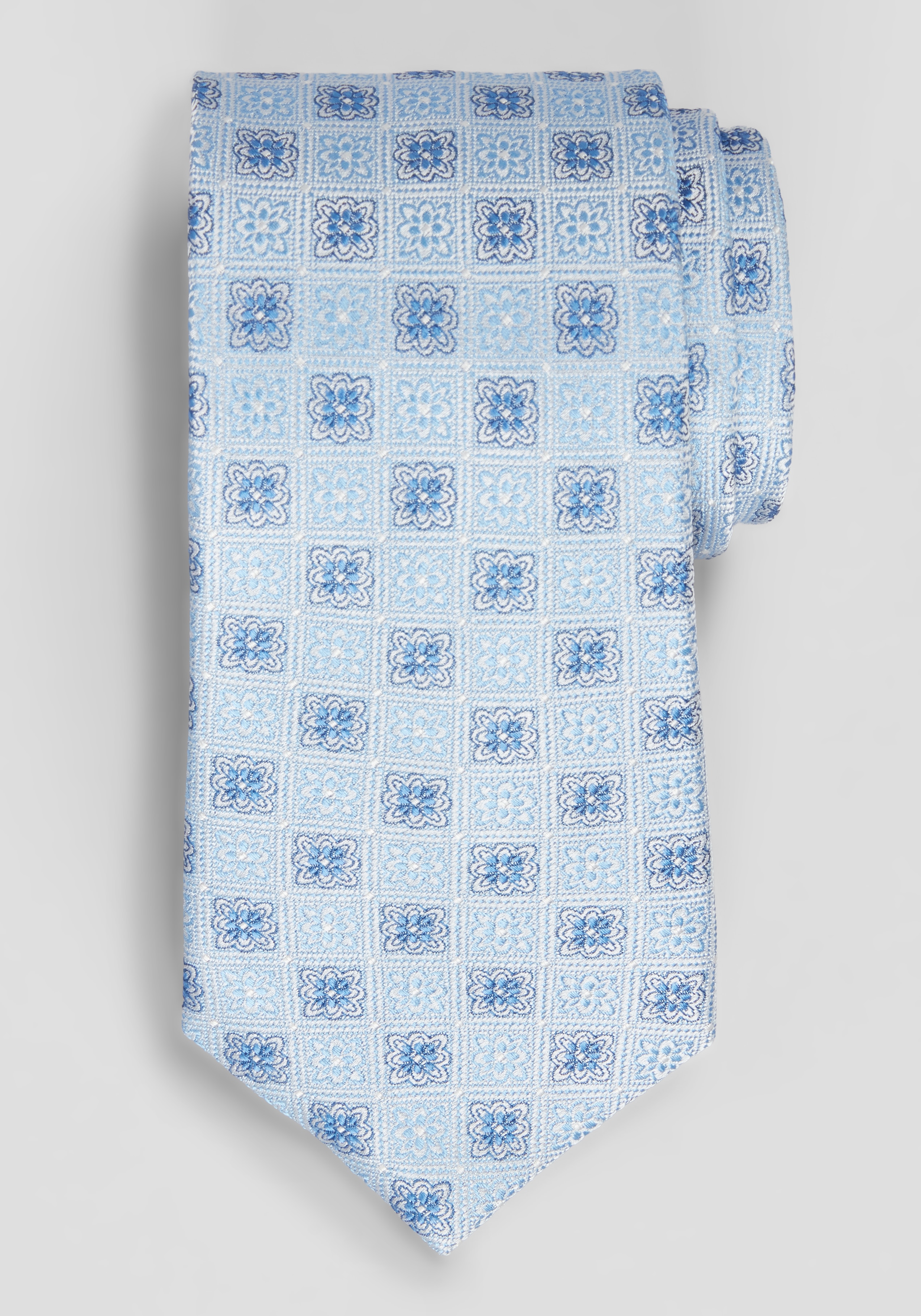 Reserve Collection Tile Floral Medallion Tie