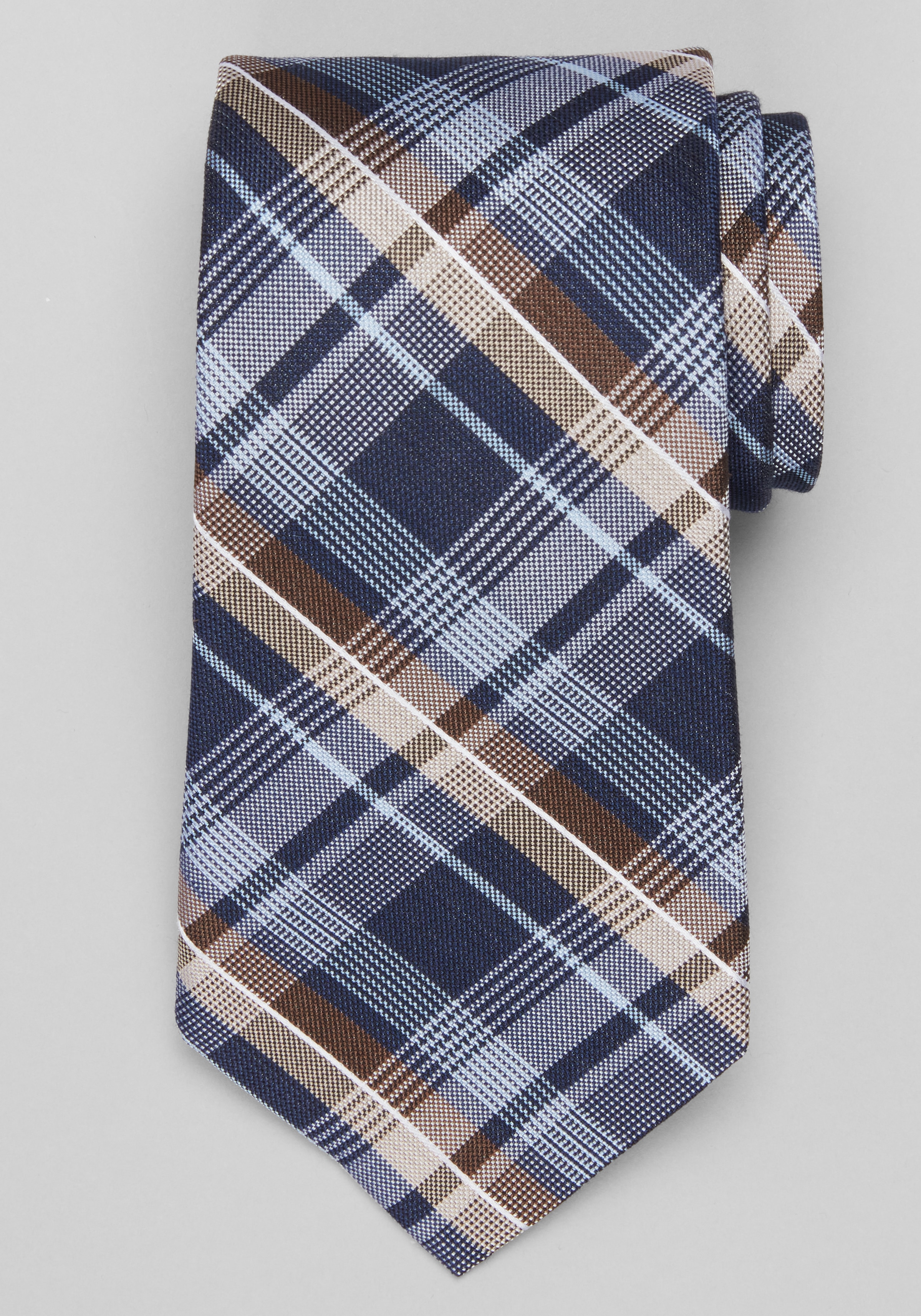 Men's New!, Traveler® Collection Parisian Plaid Tie - Jos A Bank