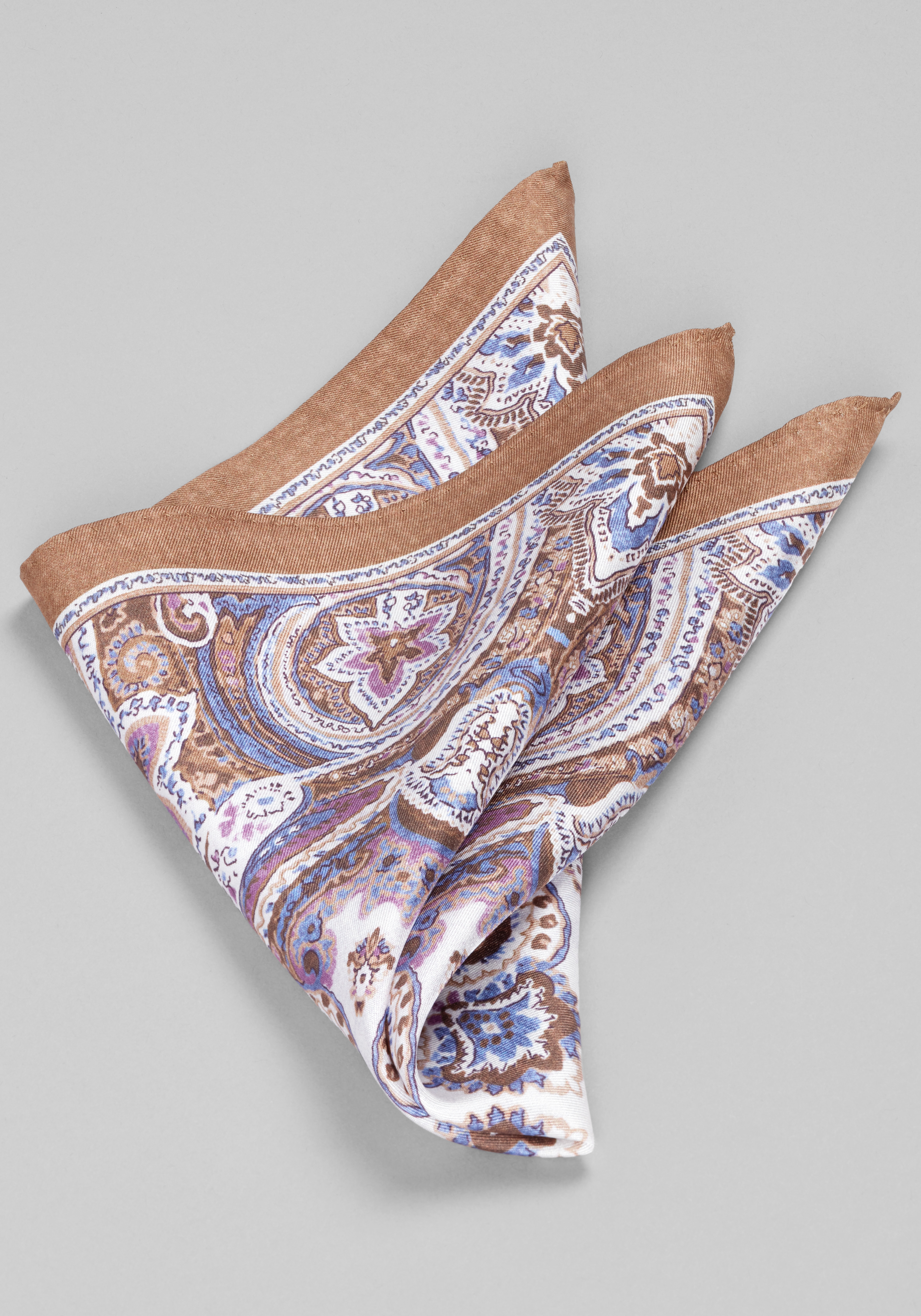 Men's New!, Jos. A. Bank Paramount Paisley Pocket Square - Jos A Bank
