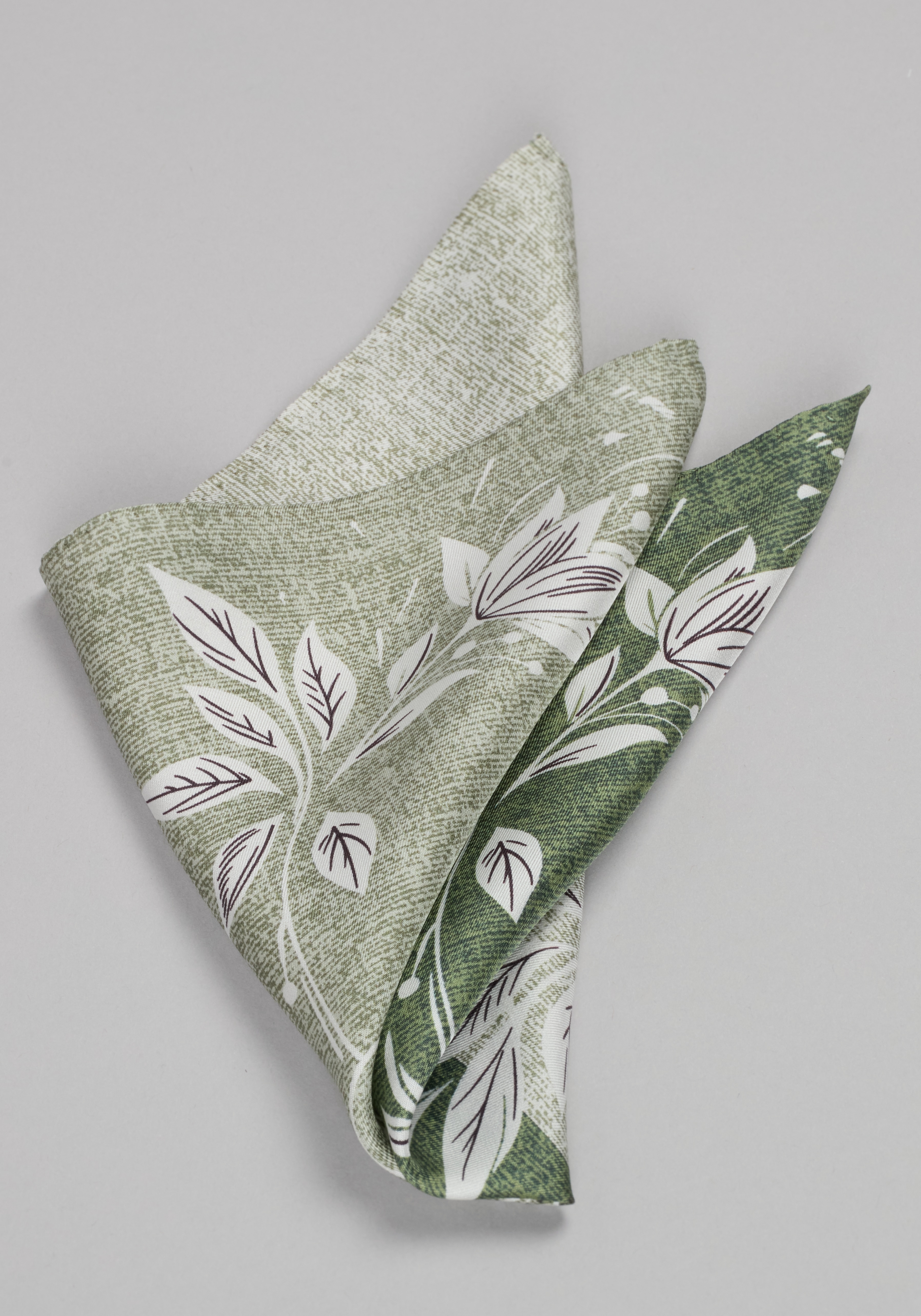 Men's New!, Jos. A. Bank Leaves Quadrant Pocket Square - Jos A Bank