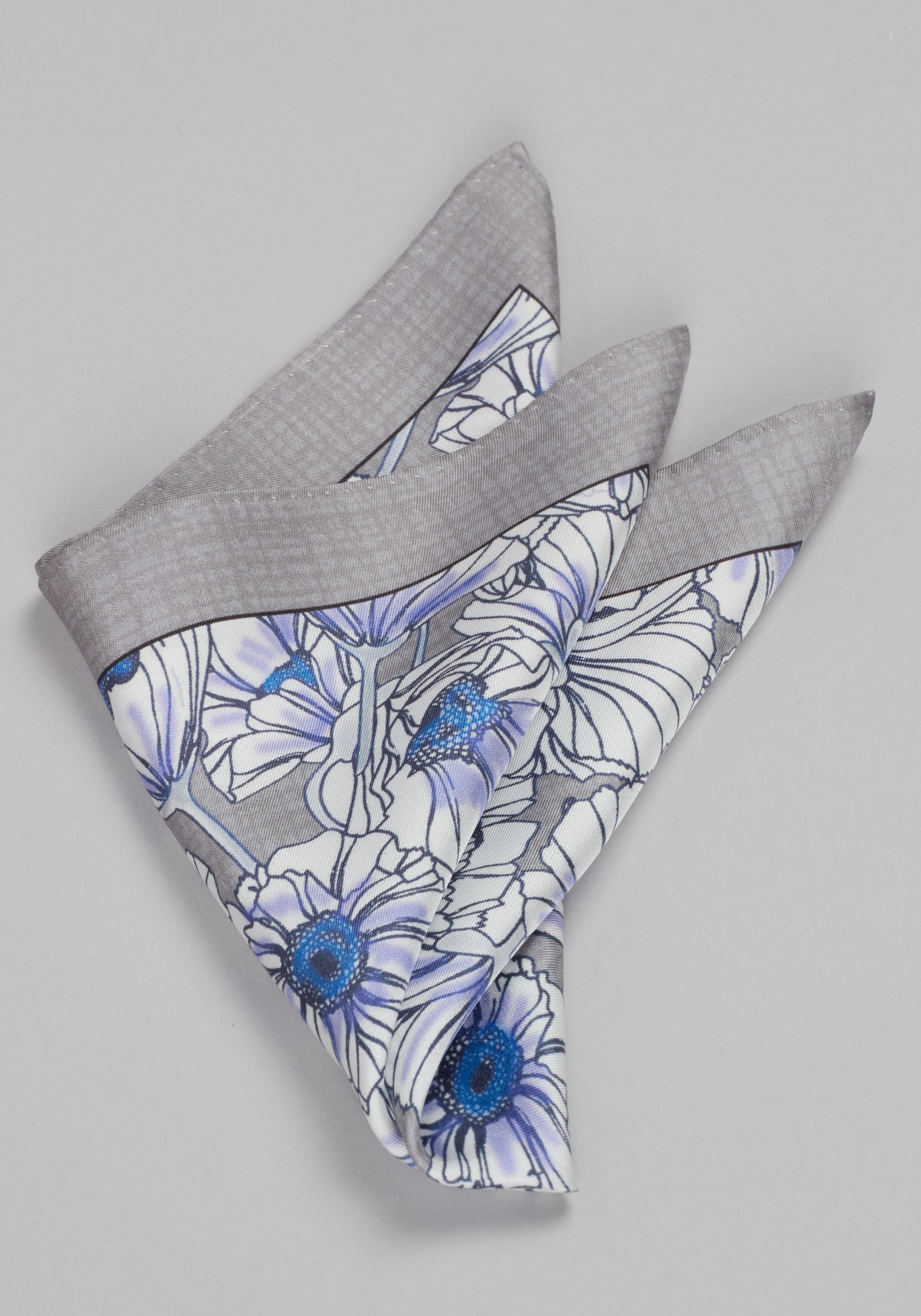 Men's New!, Jos. A. Bank Oversized Floral Pocket Square - Jos A Bank