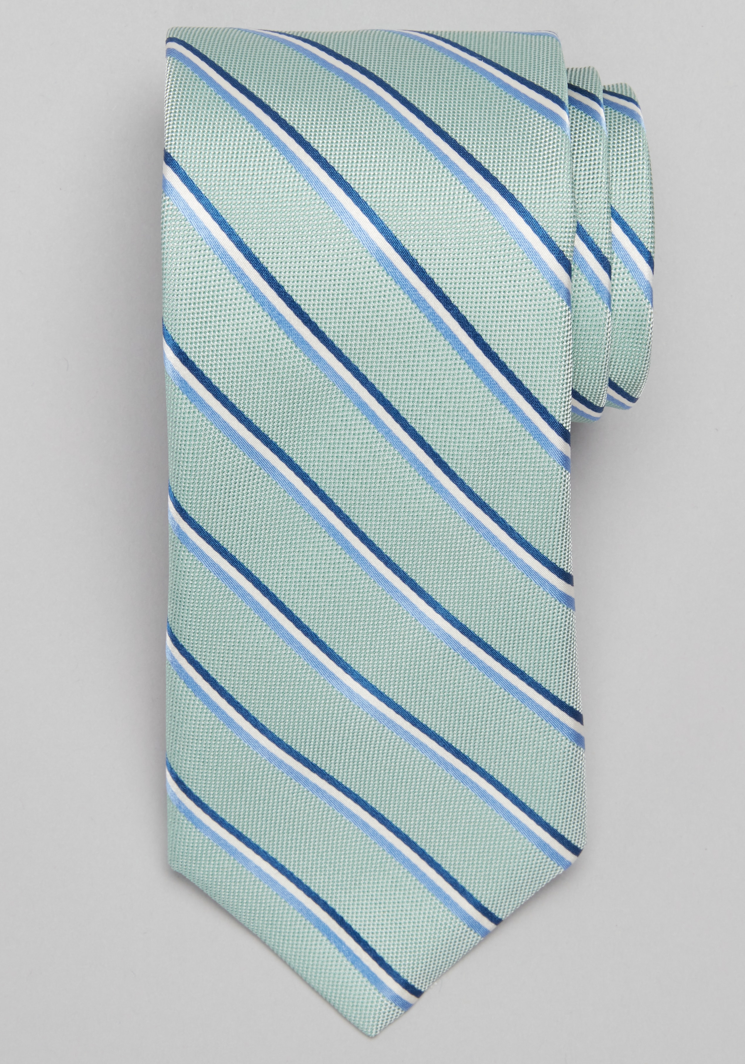 Men's Wedding & Formal, Jos. A. Bank Triple Stripe Tie - Long - Jos A Bank