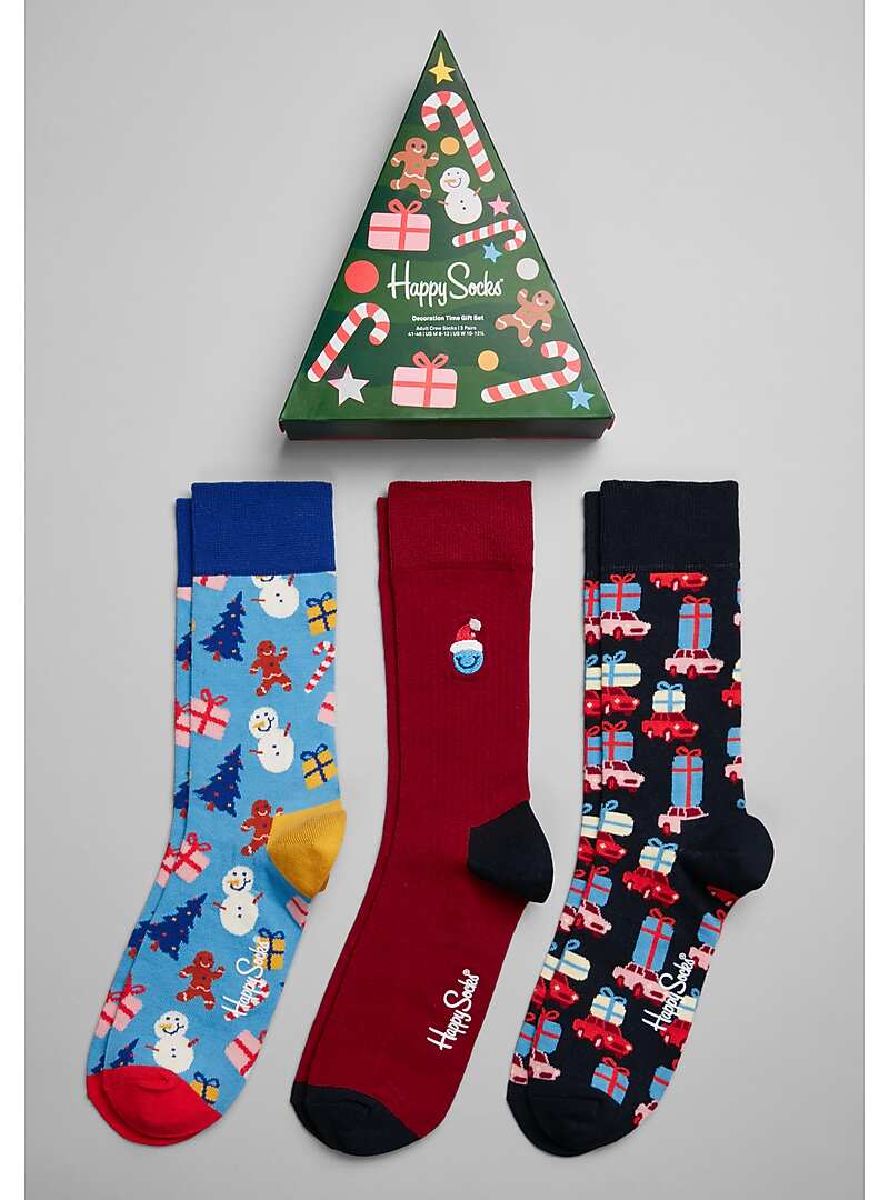 Happy Socks Decoration Time Socks, 3Pack CLEARANCE All Clearance Jos A Bank