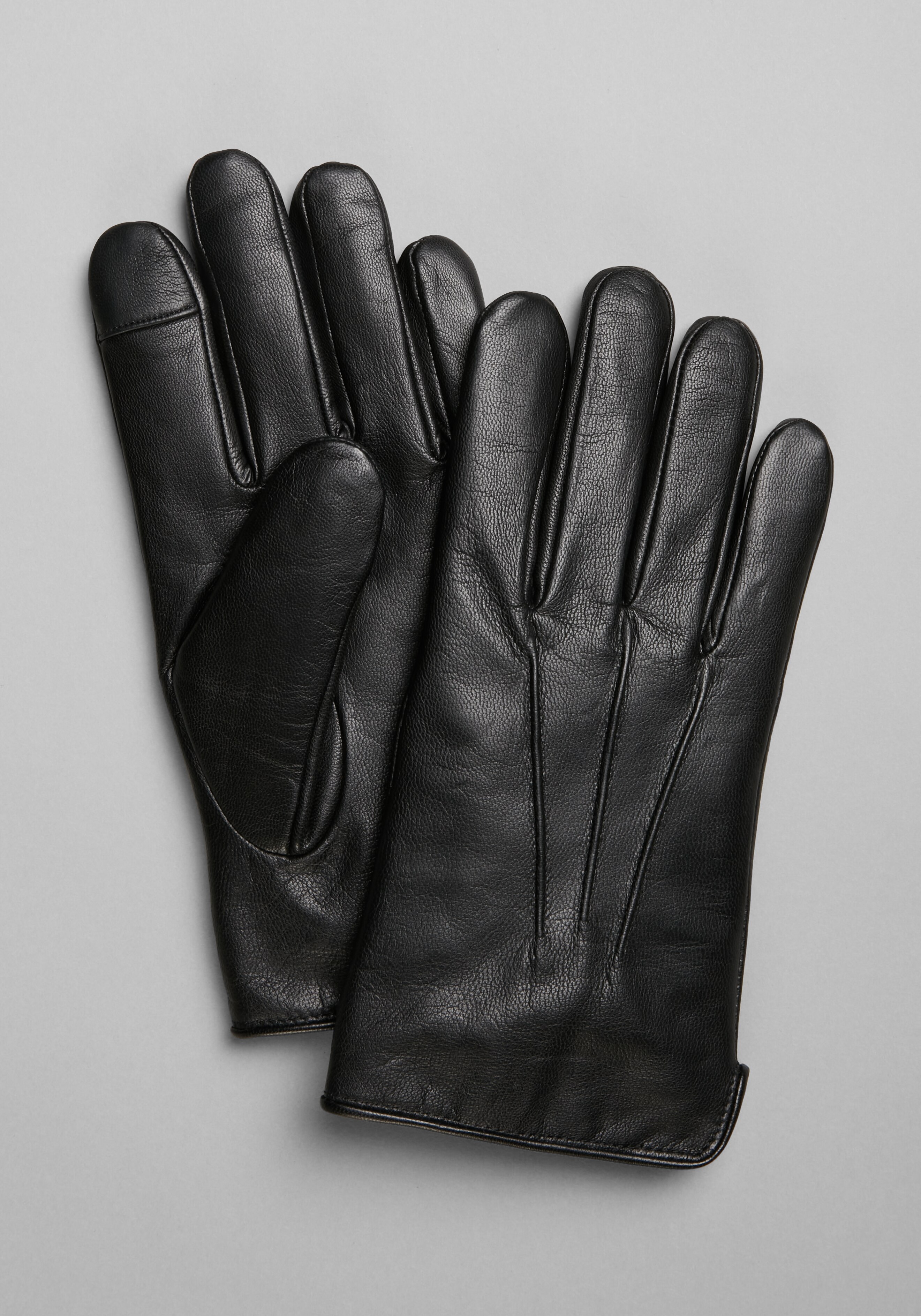 tall leather gloves