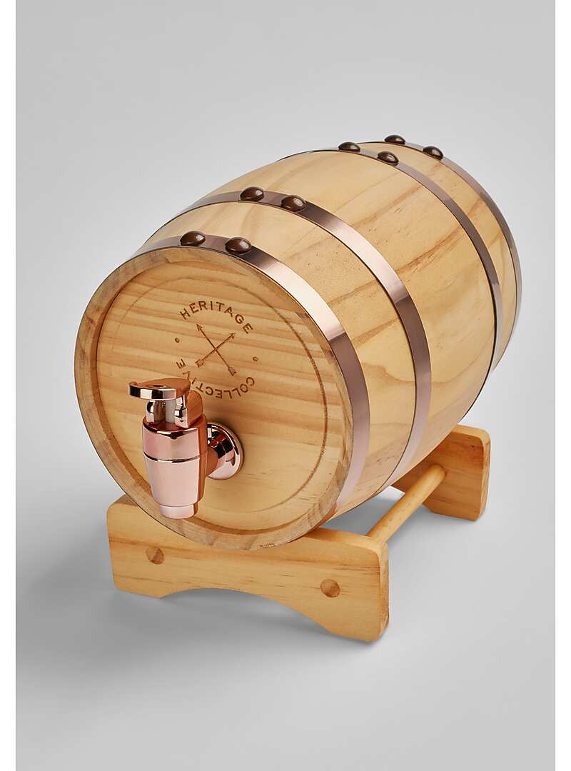 Hammer and Axe Whiskey Barrel Beverage Dispenser Father's Day Gifts